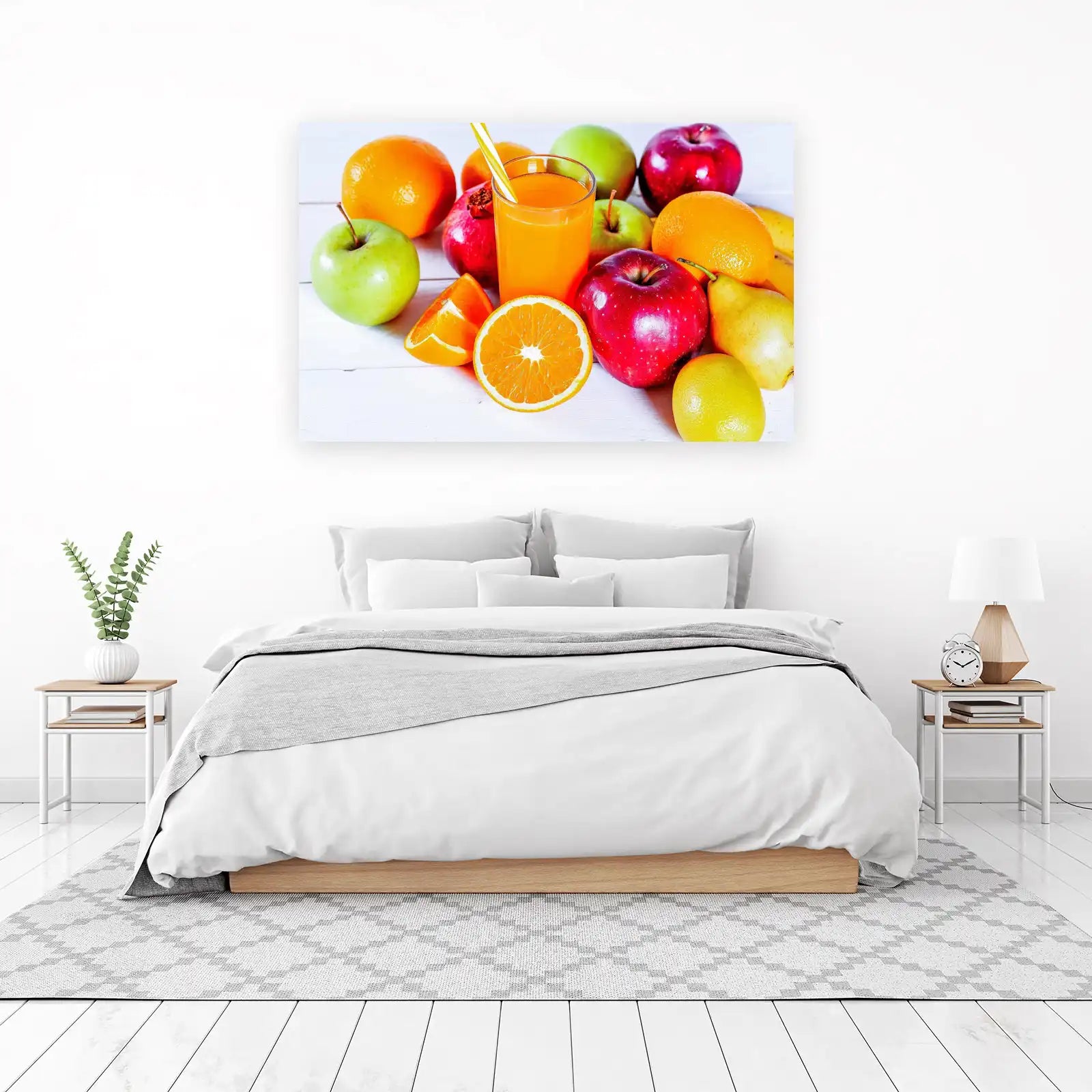 Vibrant Fruit & Juice Wall Art