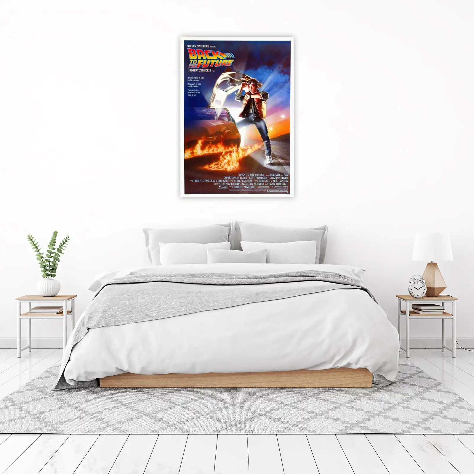 Back to the Future Marty McFly DeLorean Wall Art