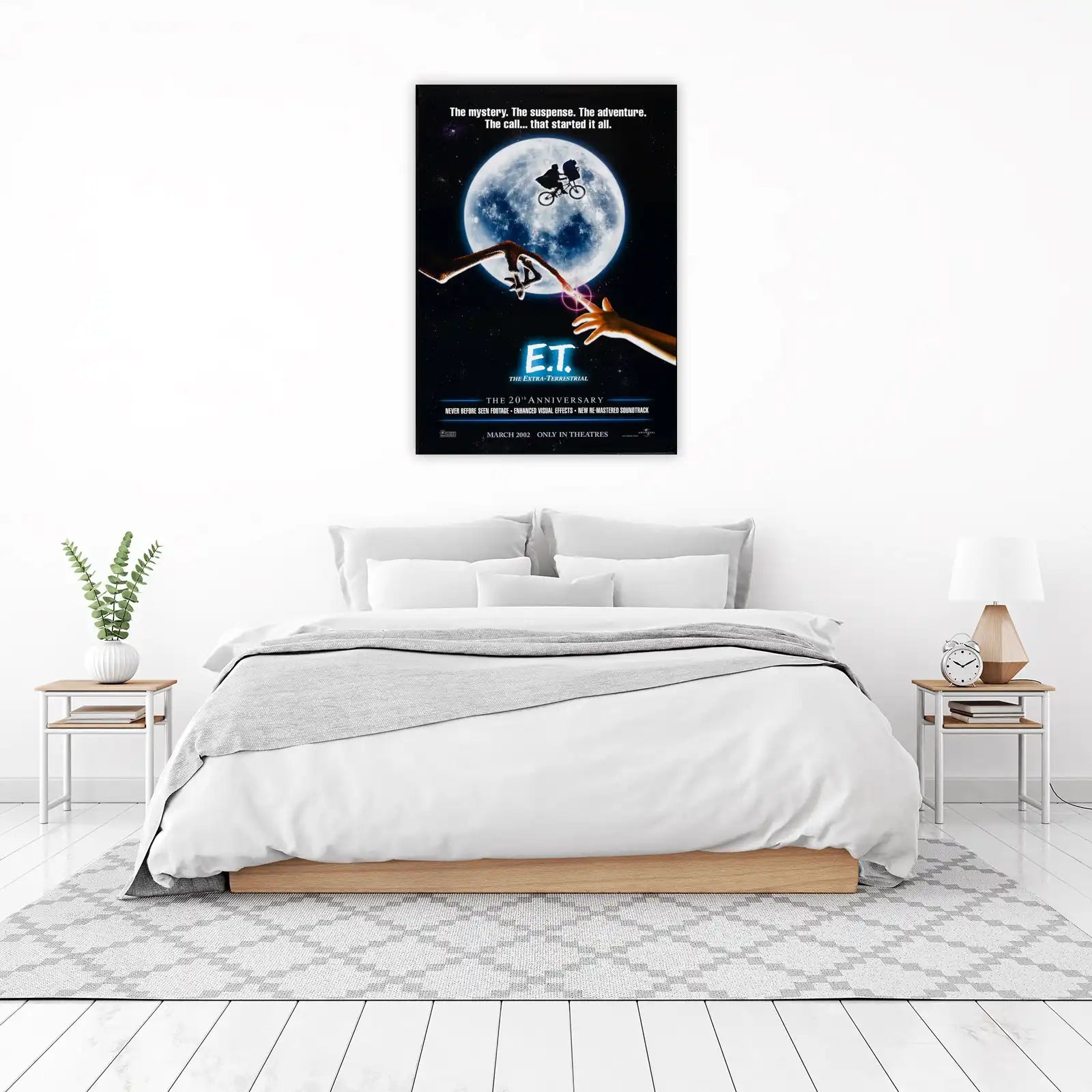 E.T. Iconic Bicycle Moon Wall Art