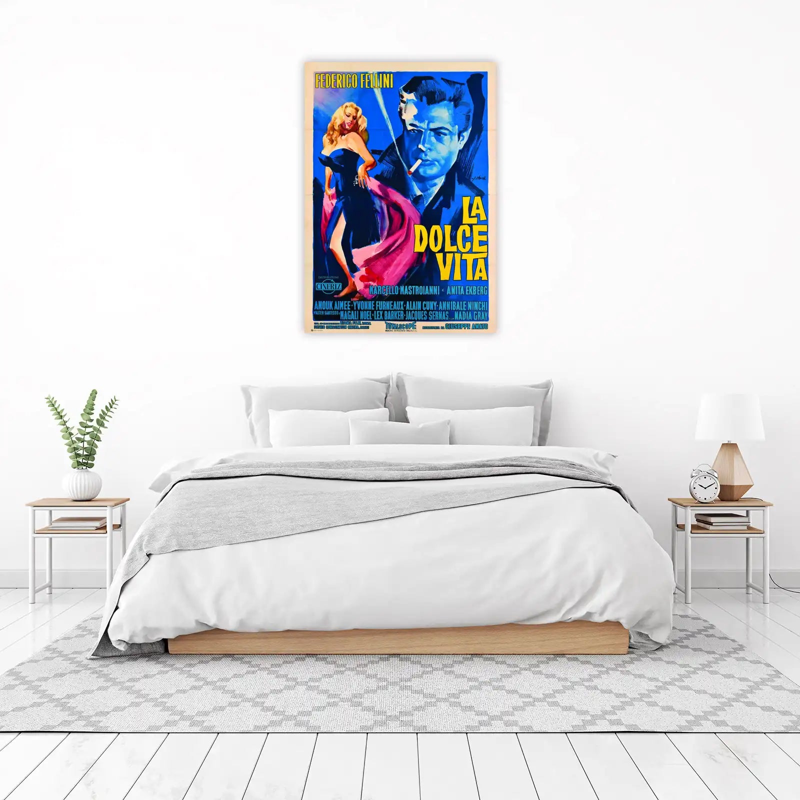 La Dolce Vita Fellini Wall Art
