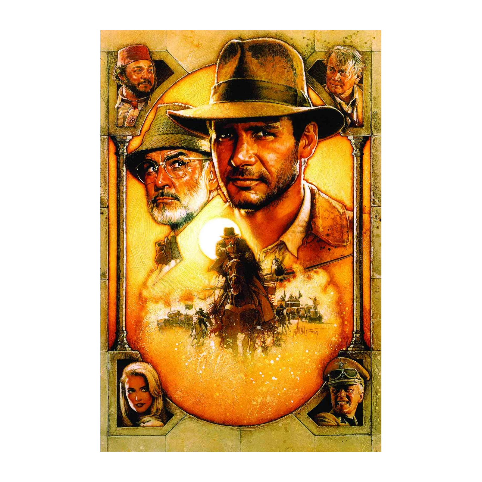 Indiana Jones Adventure Movie Poster Wall Art