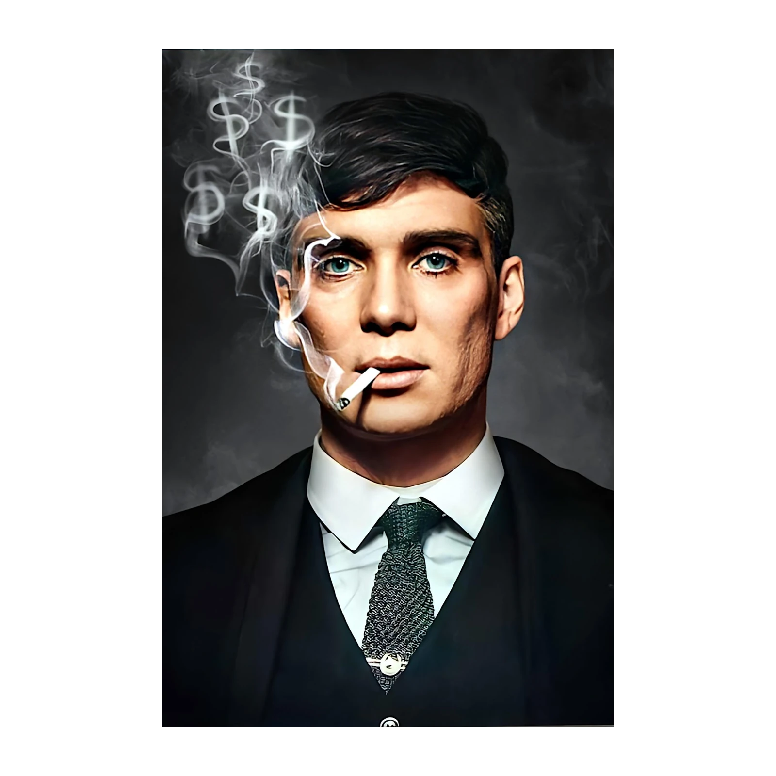 Peaky Blinders Dollar Smoke Wall Art