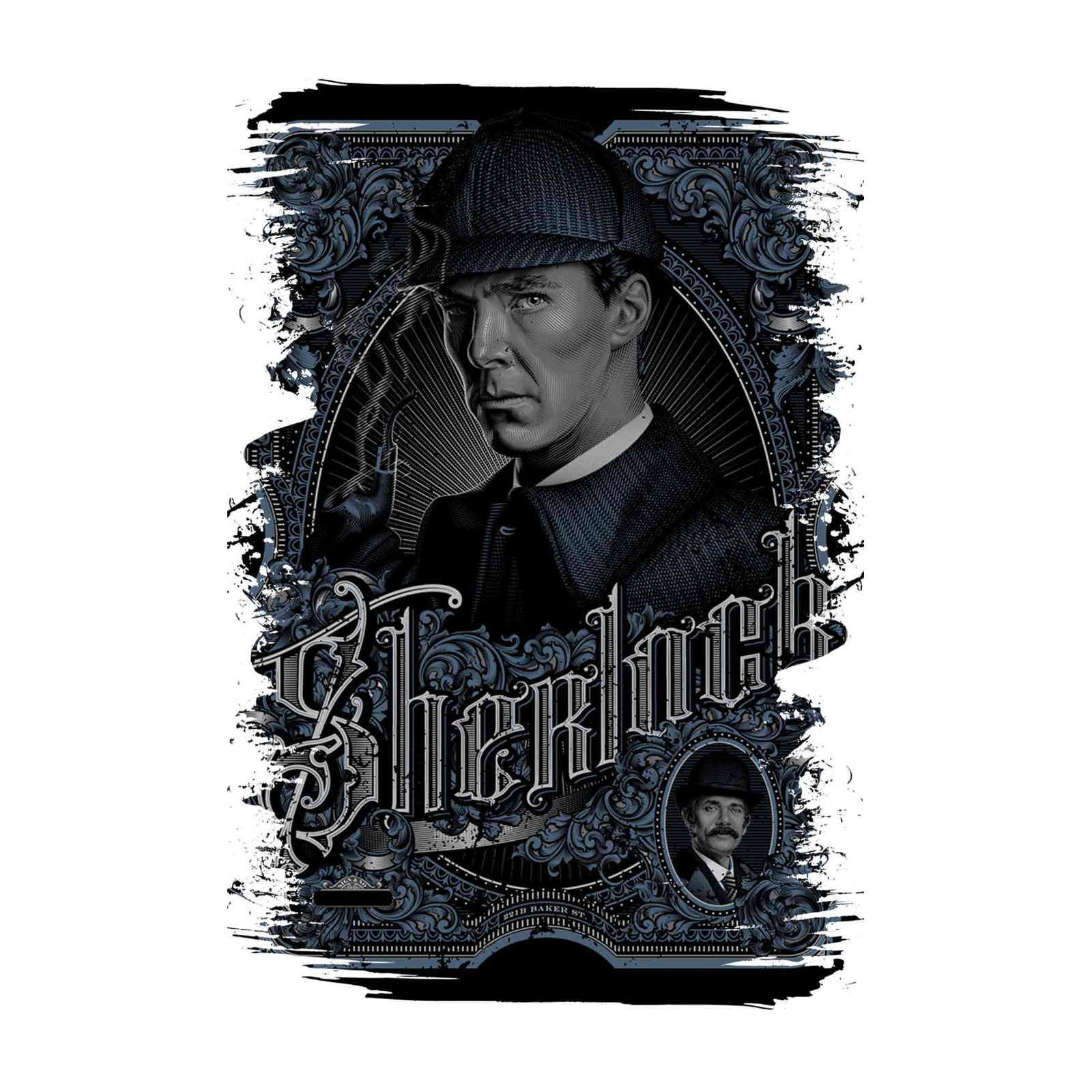 Sherlock Holmes Detective Art Wall Art