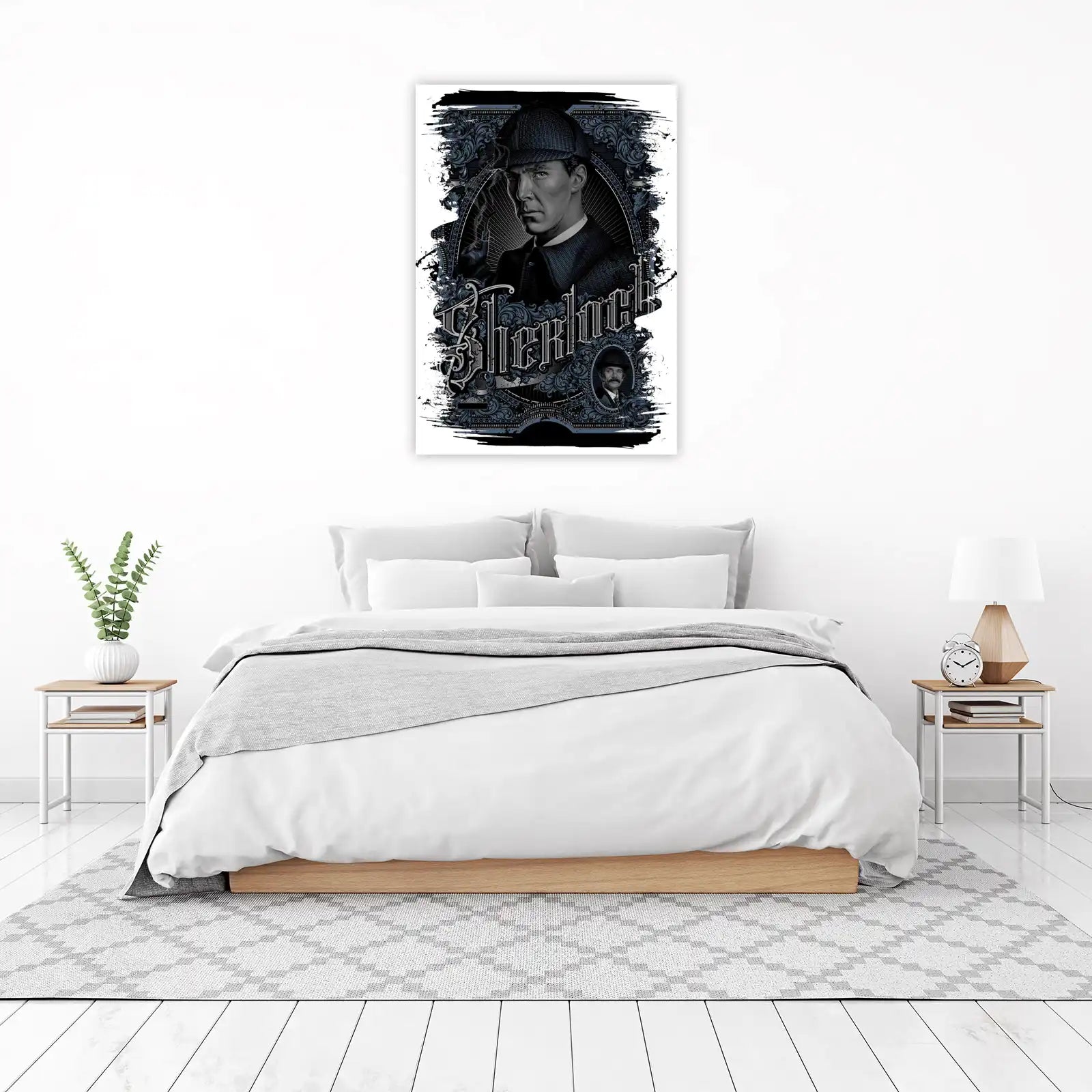 Sherlock Holmes Detective Art Wall Art