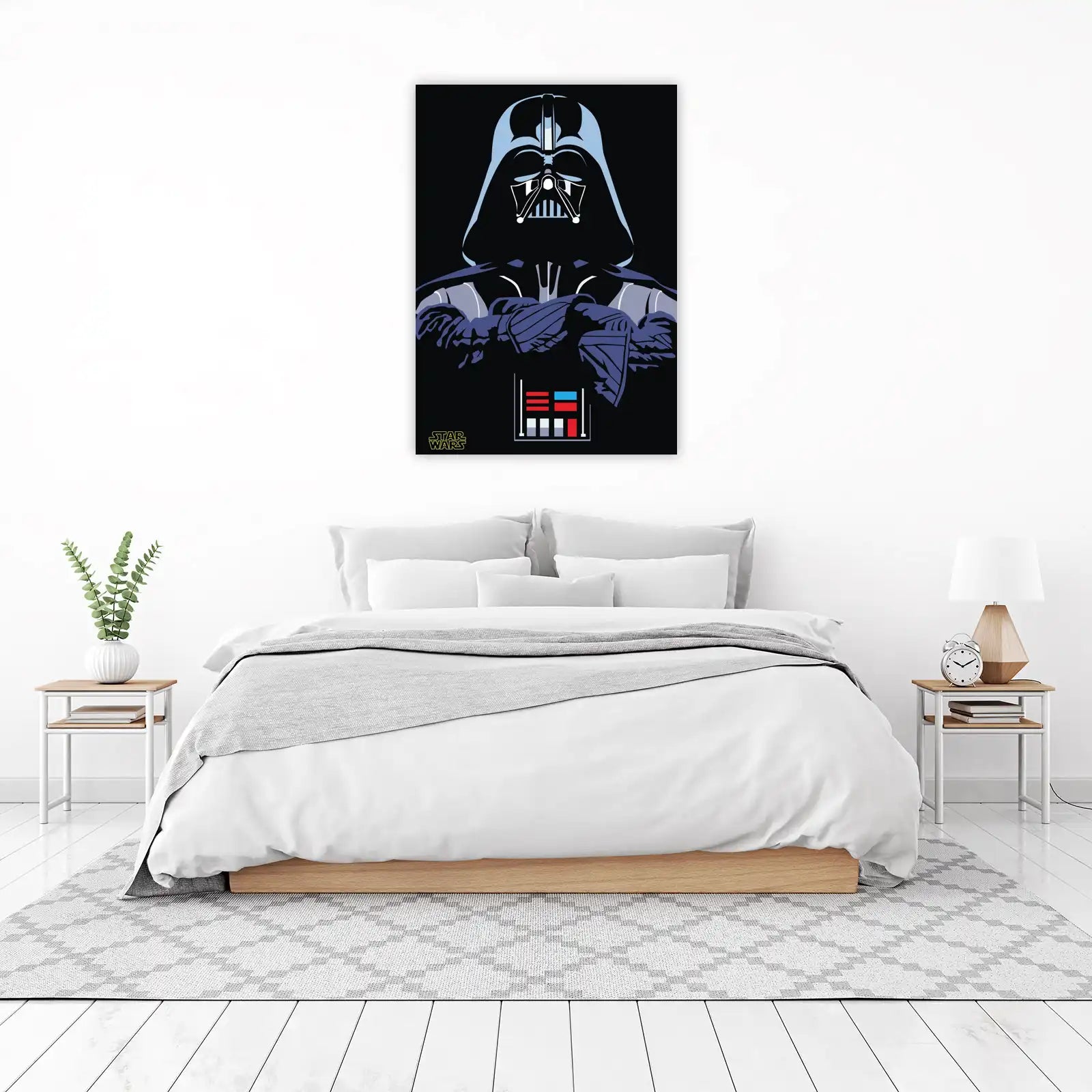 Iconic Darth Vader Minimalist Wall Art
