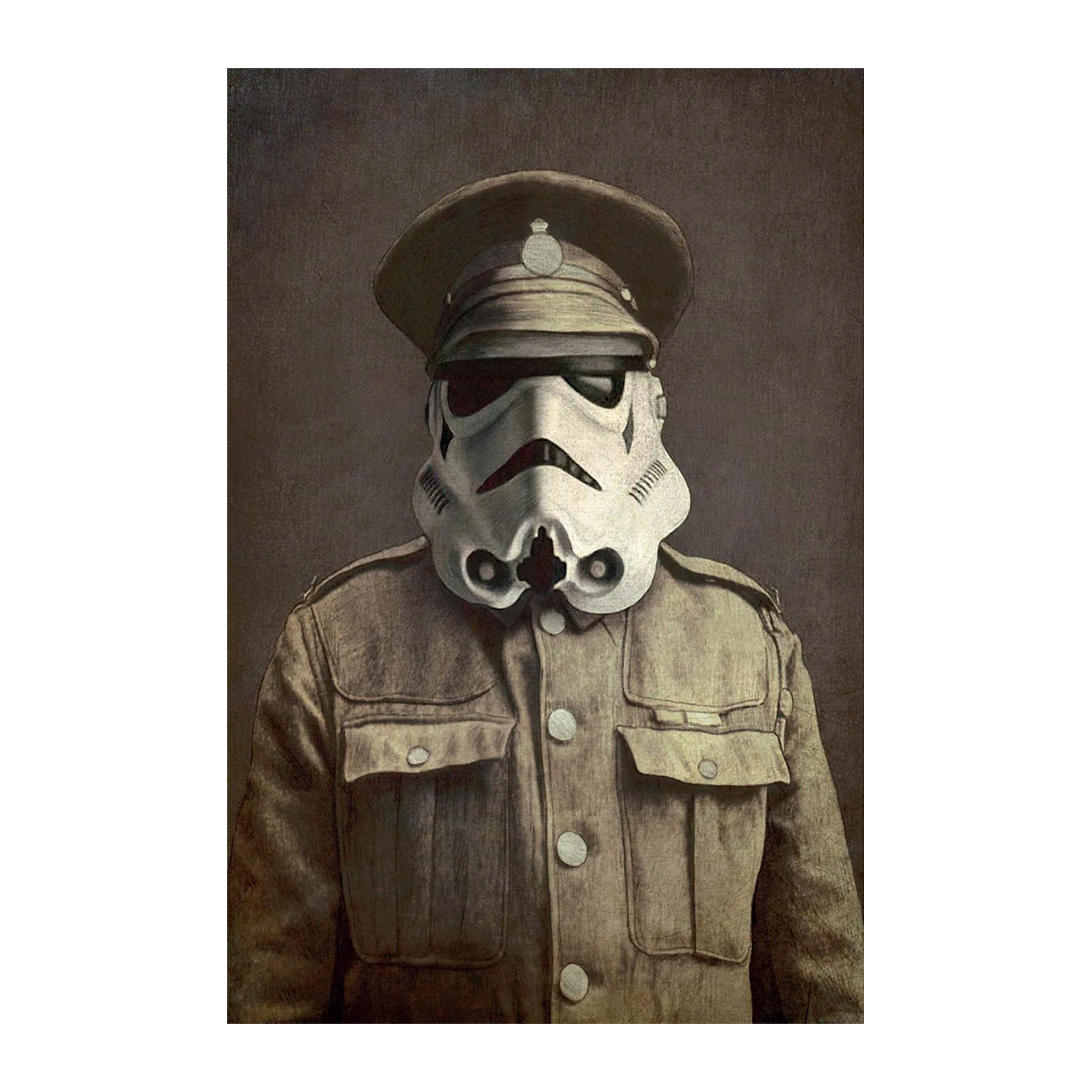 Vintage Imperial Officer Star Wars Wall Art