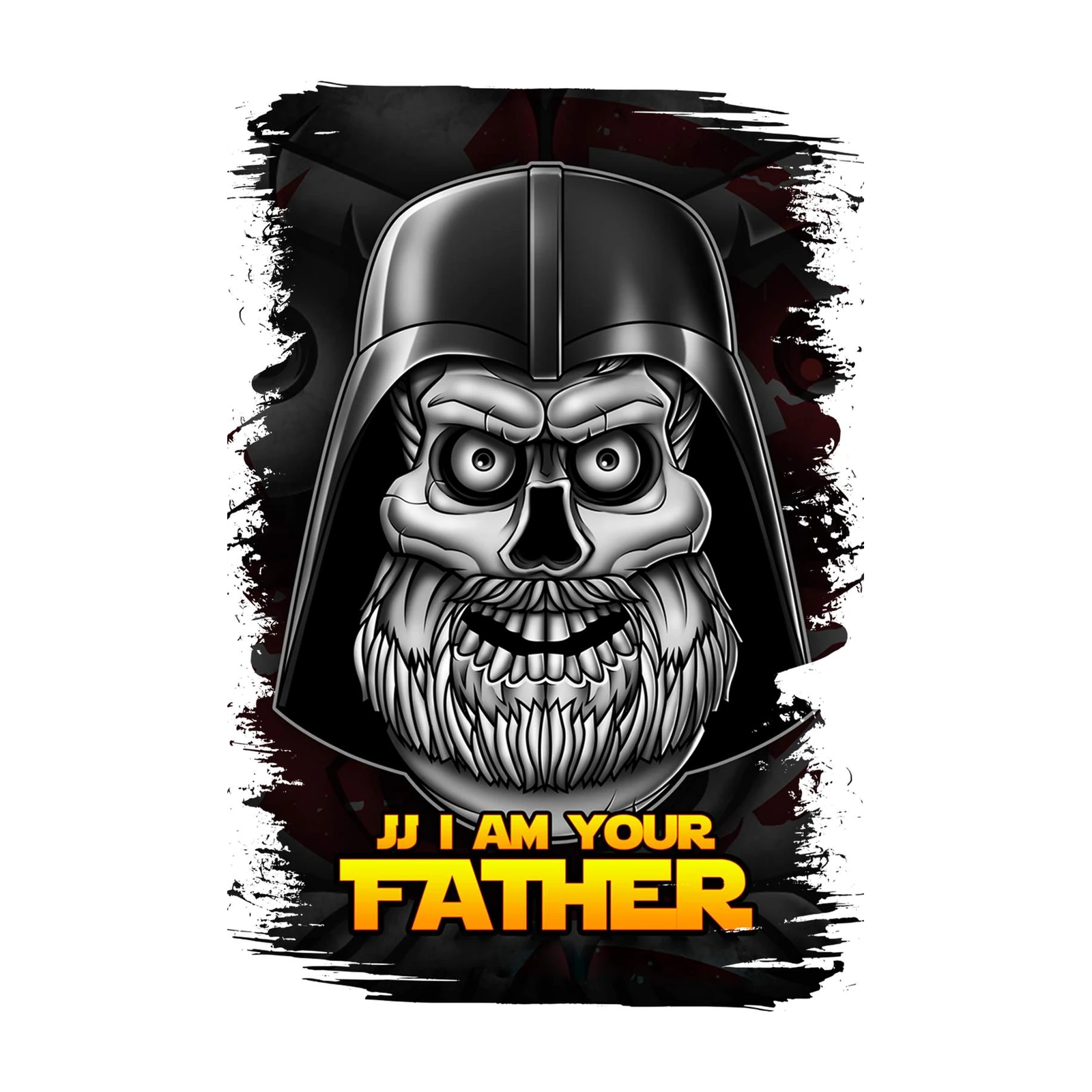 Spooky Father Skull Darth Vader Wall Art