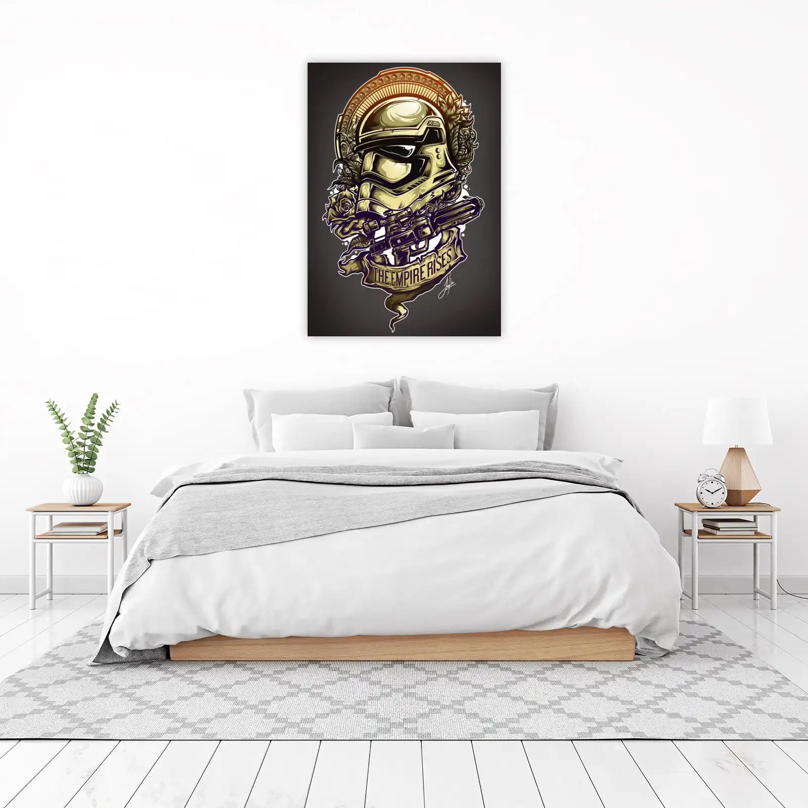 Galactic Soldier Helmet Star Wars Wall Art
