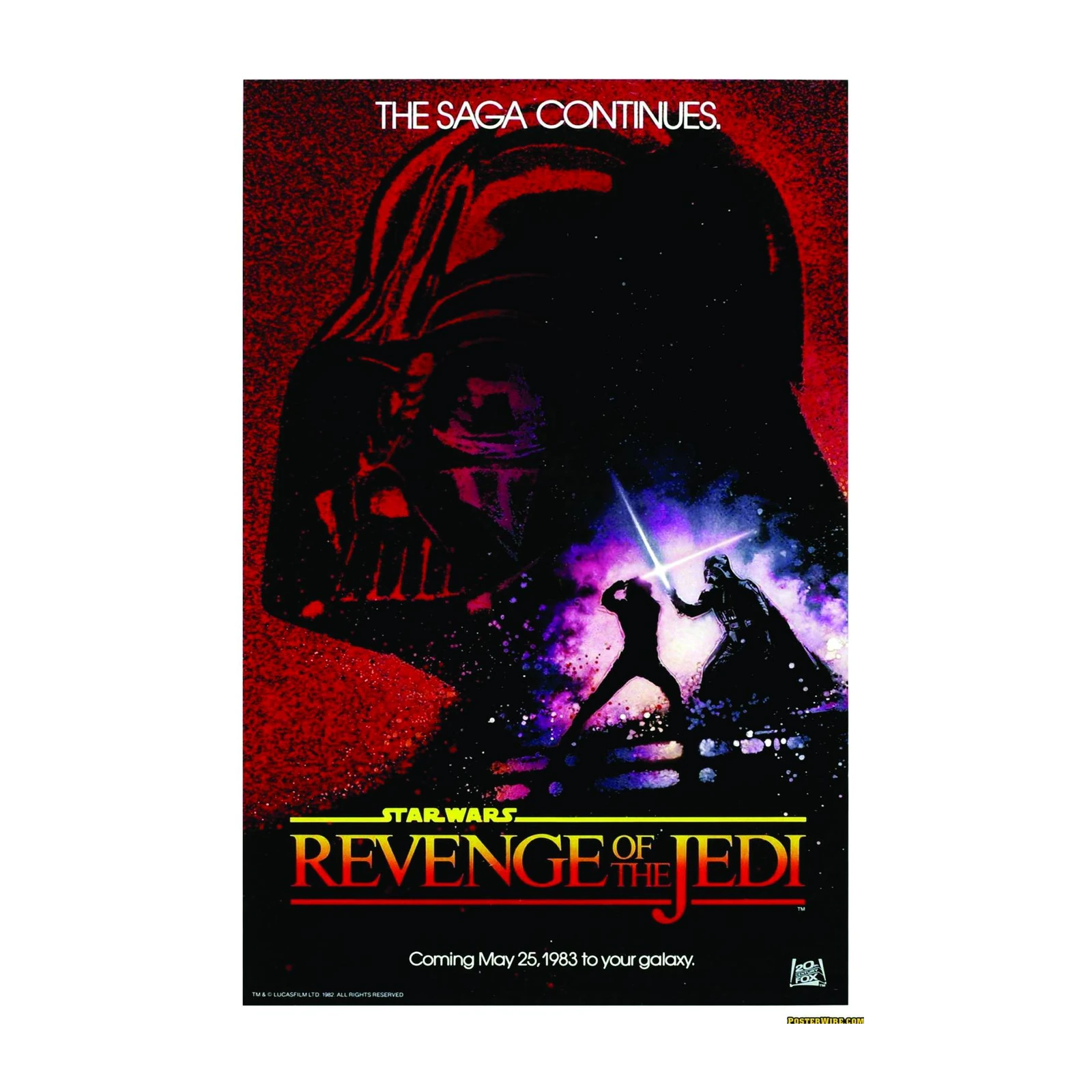 Star Wars Revenge of the Jedi Wall Art