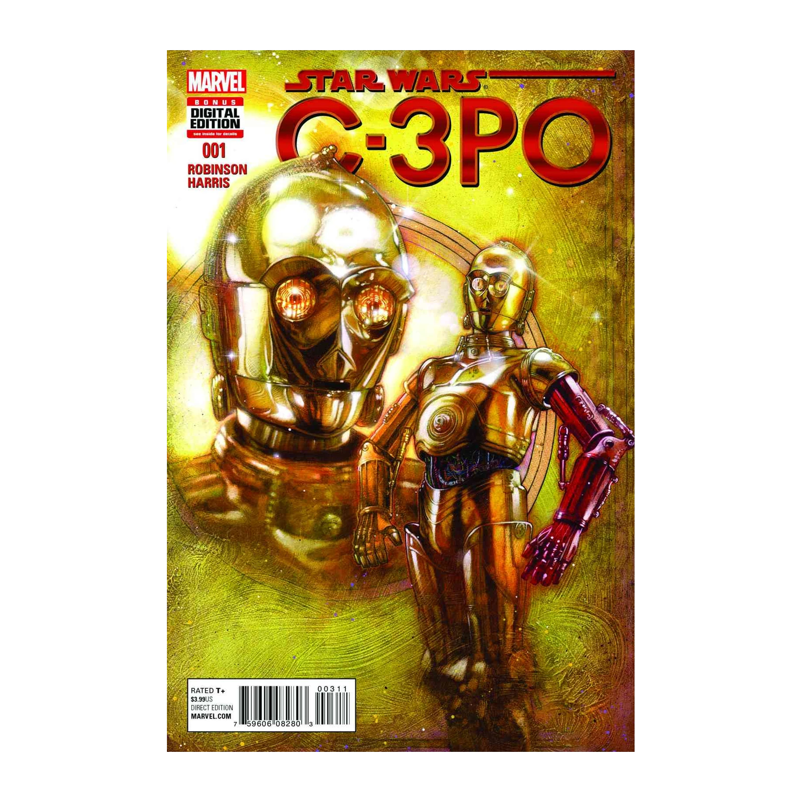 Star Wars C-3PO Comic Cover Wall Art