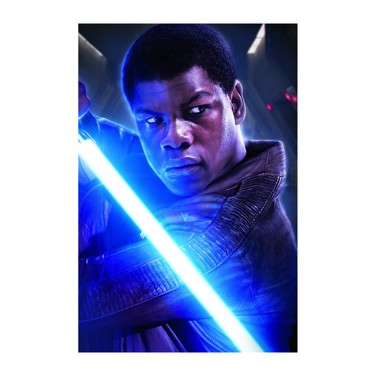 Finn Star Wars Blue Lightsaber Wall Art