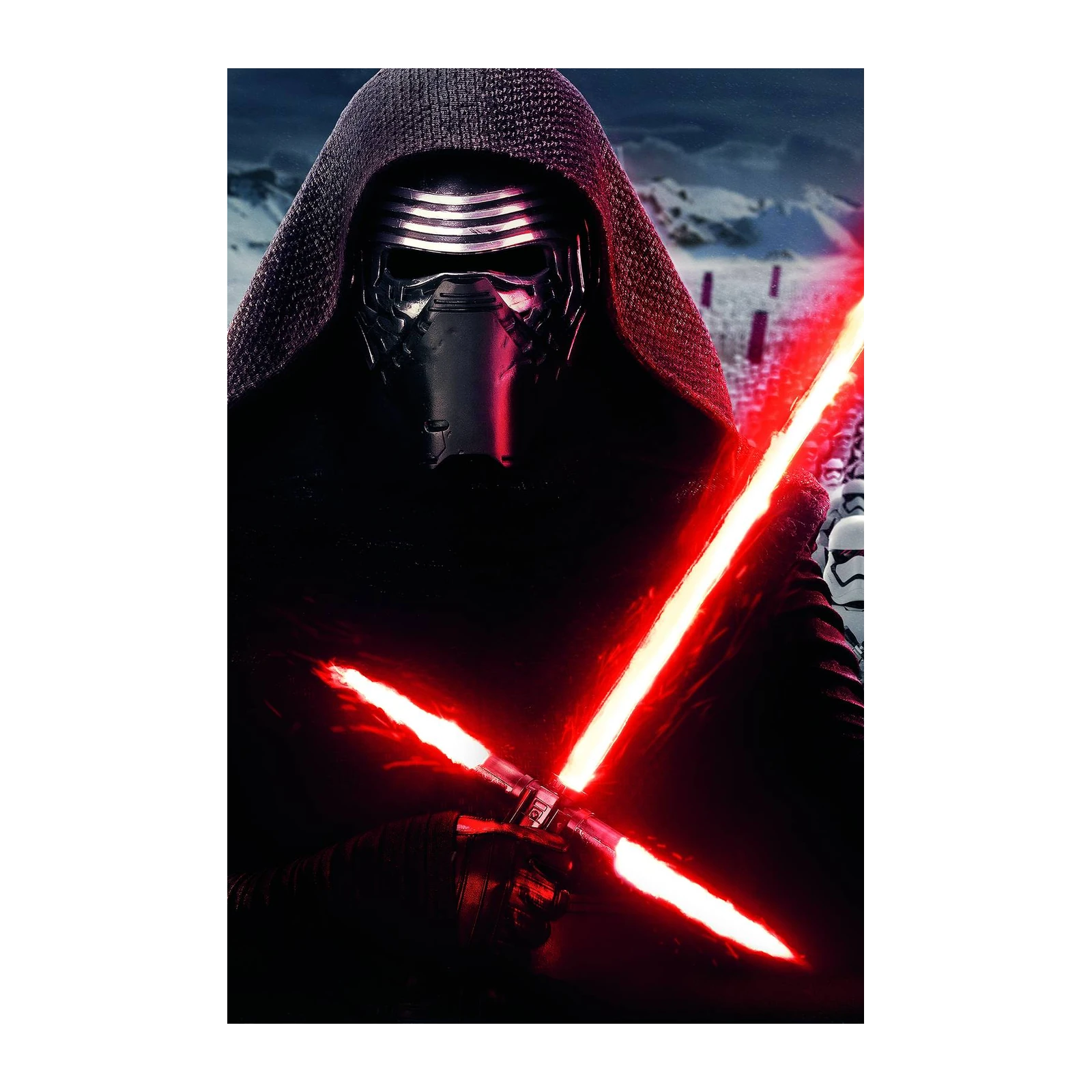 Kylo Ren Lightsaber Force Awakens Wall Art