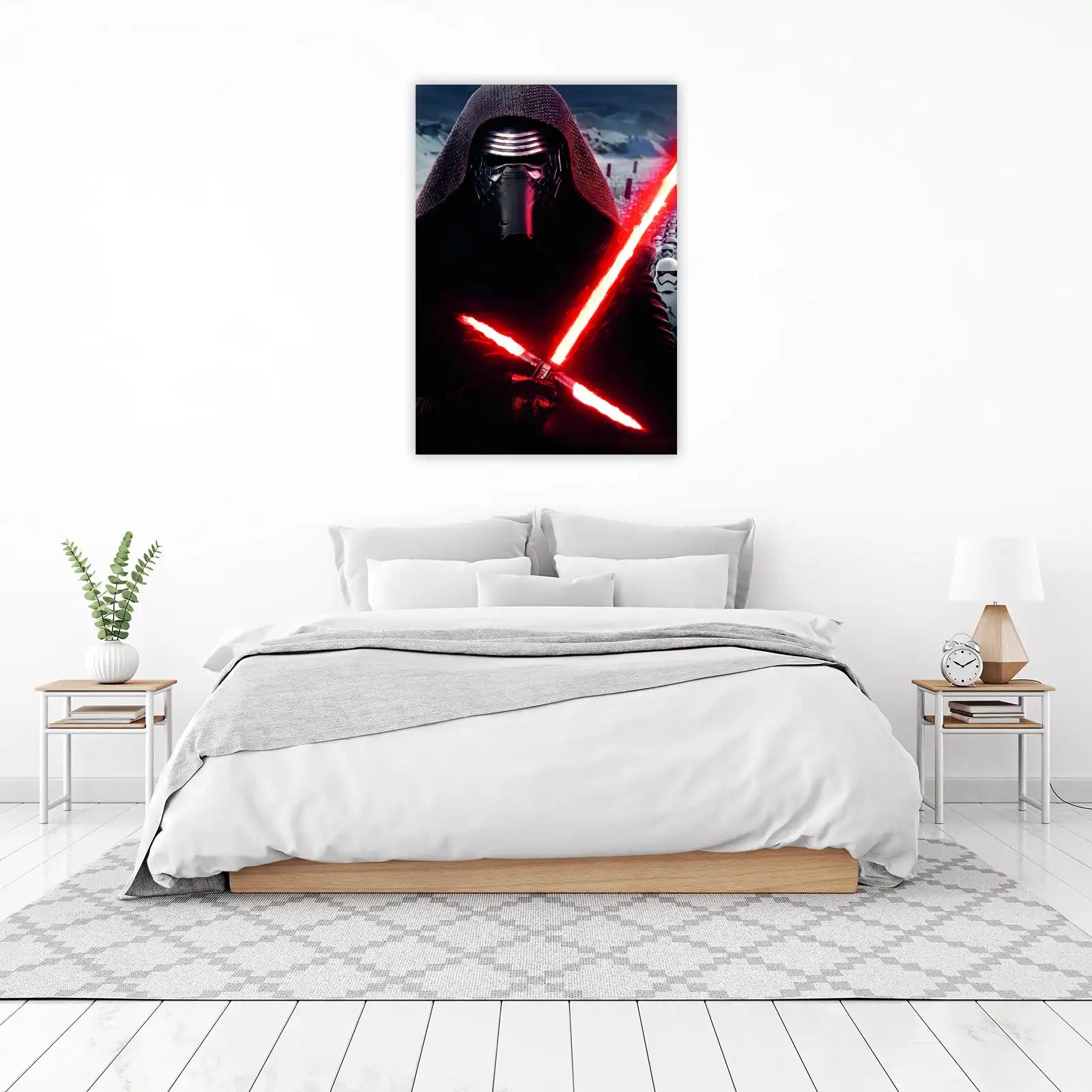 Kylo Ren Lightsaber Force Awakens Wall Art