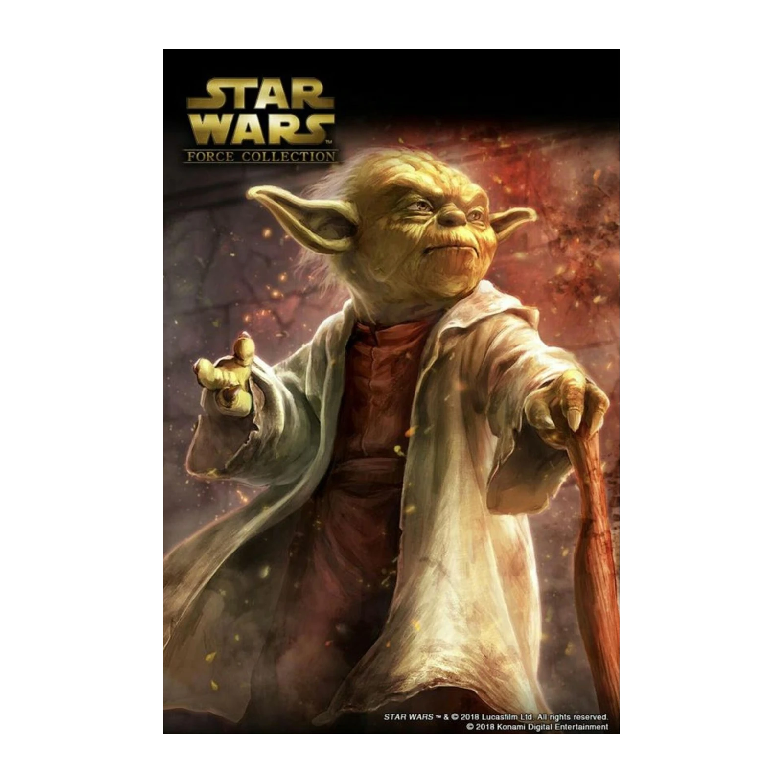 Wise Yoda "Force Collection" Star Wars Wall Art