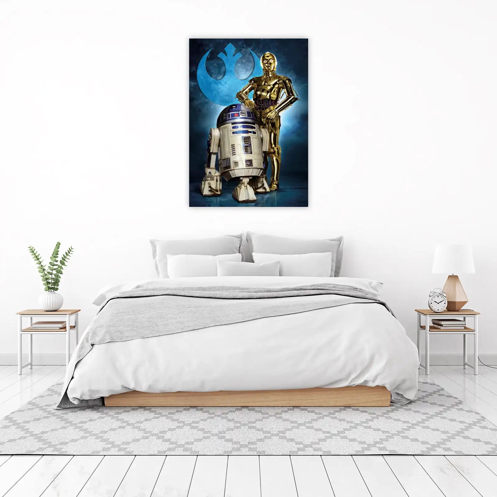 Iconic R2-D2 & C-3PO Star Wars Wall Art