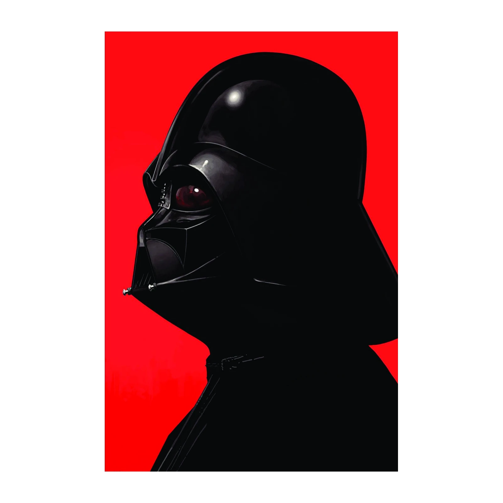 Iconic Darth Vader Profile Wall Art