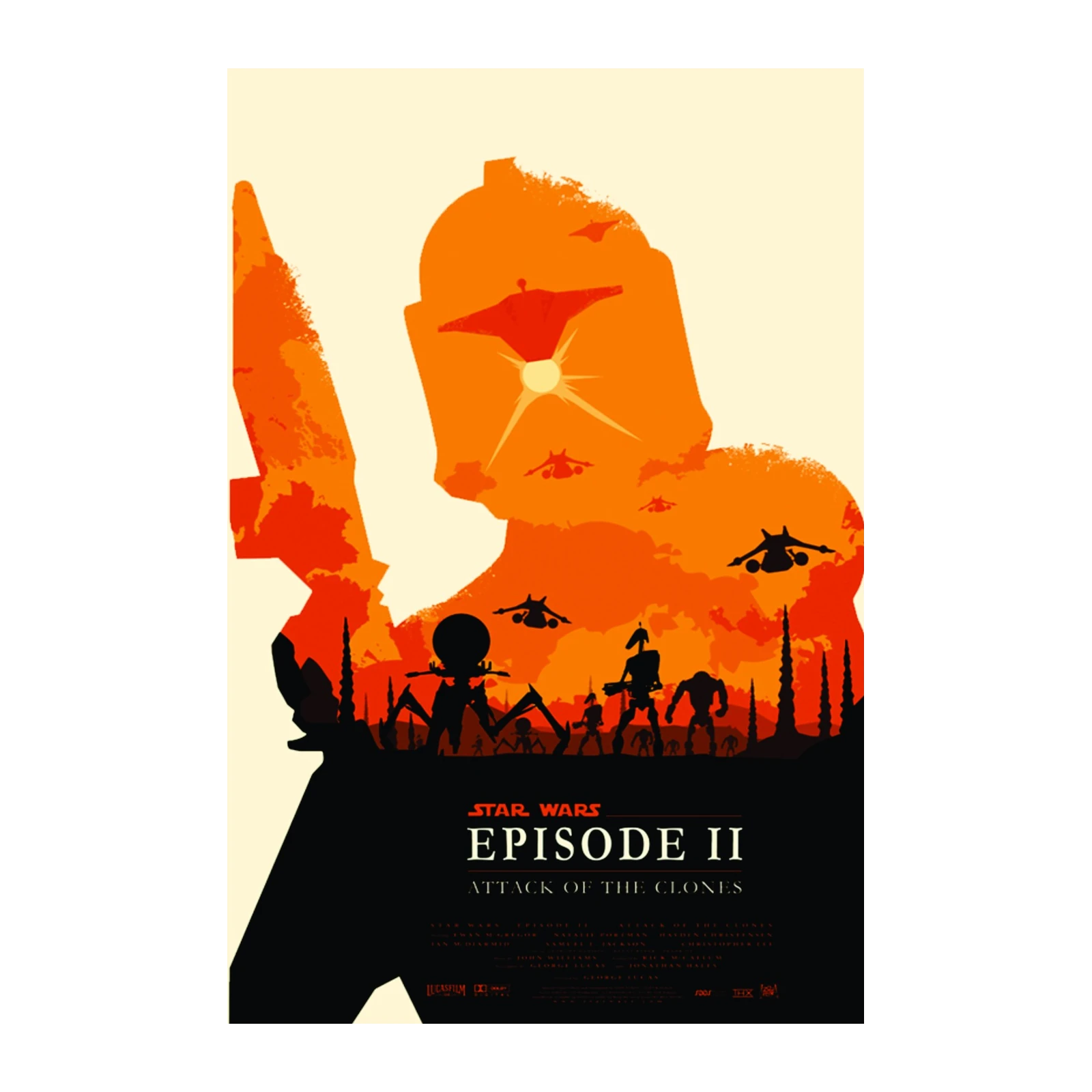 Star Wars Episode II Attack of the Clones Wall Art