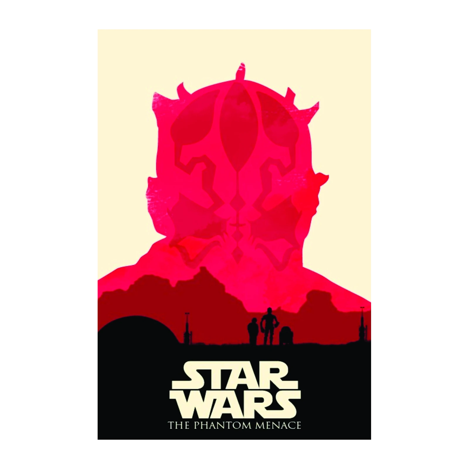 Darth Maul Star Wars Phantom Menace Wall Art