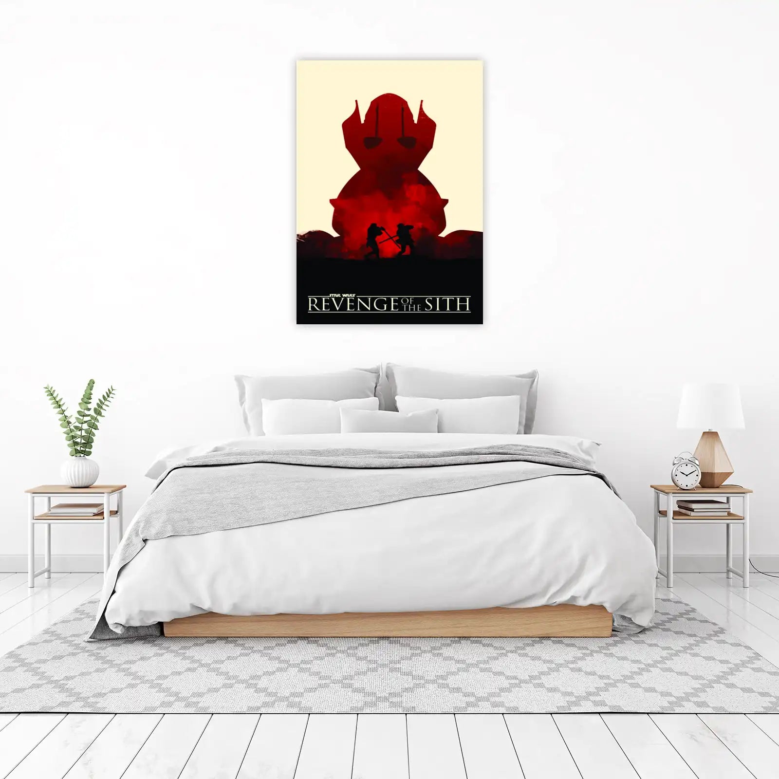 Star Wars Revenge of the Sith Silhouette Wall Art