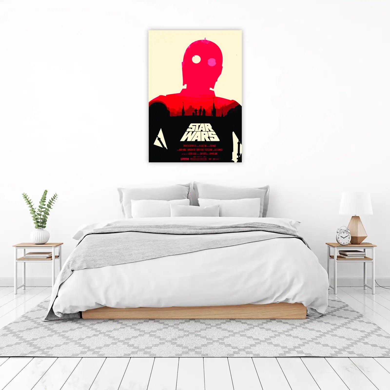Iconic Star Wars Silhouette Wall Art