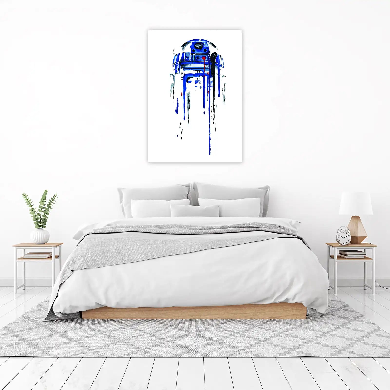 Dripping R2-D2 Pop Art Wall Art