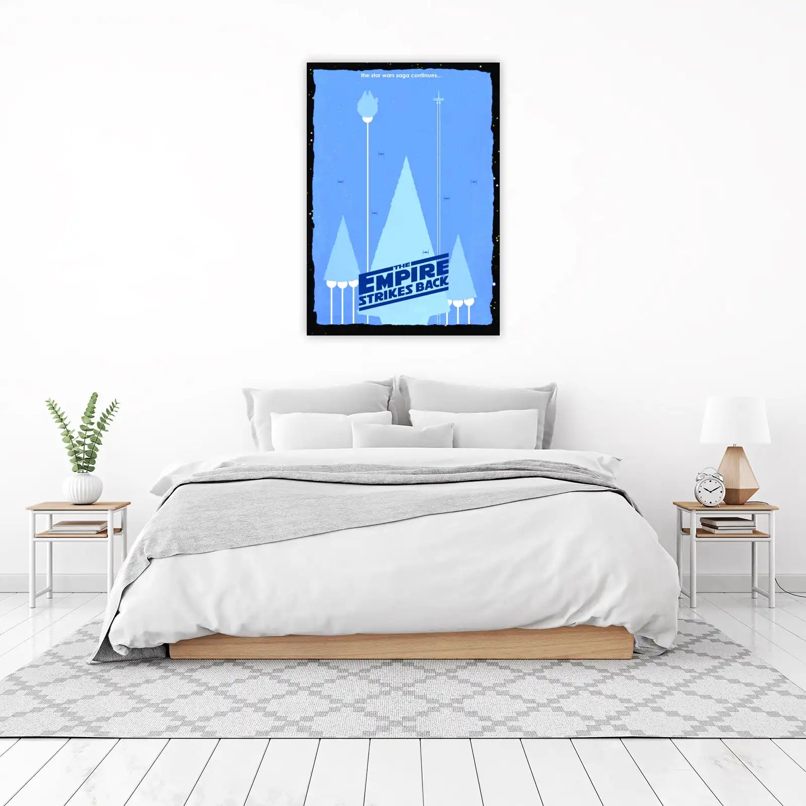 Star Wars Empire Strikes Back Minimalist Wall Art