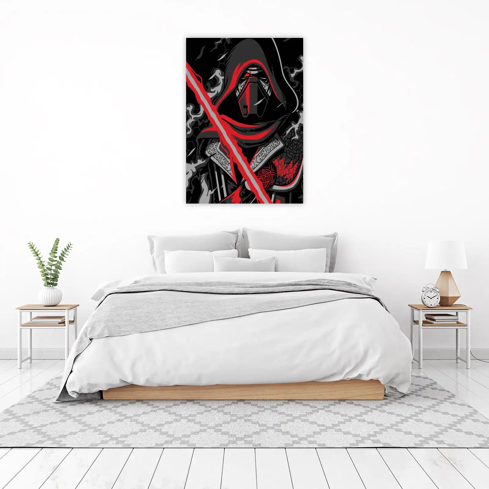 Kylo Ren Dark Side Sith Lightsaber Wall Art