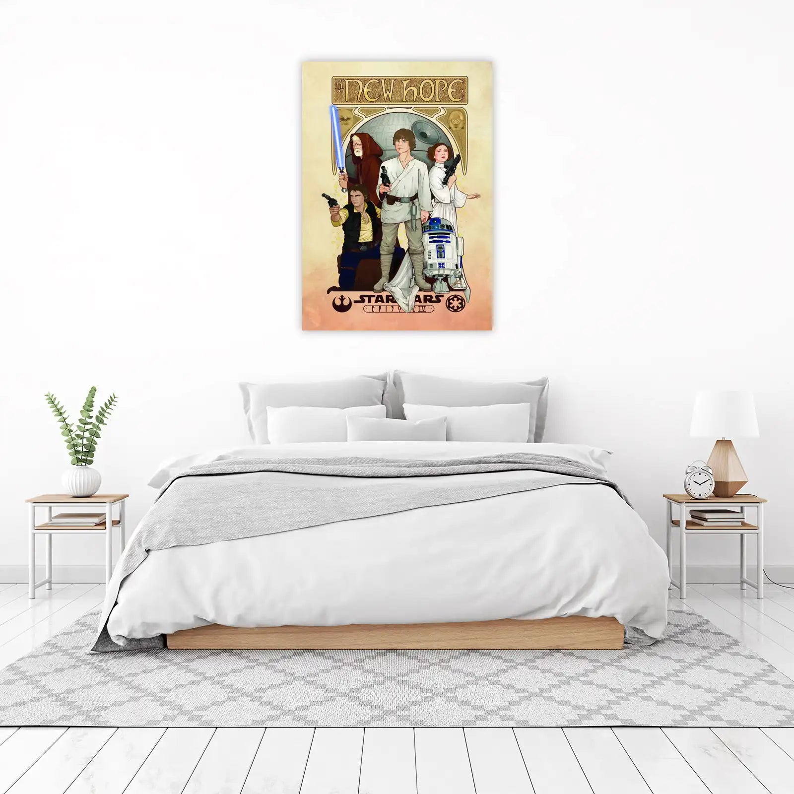 Star Wars A New Hope Minimalist Wall Art