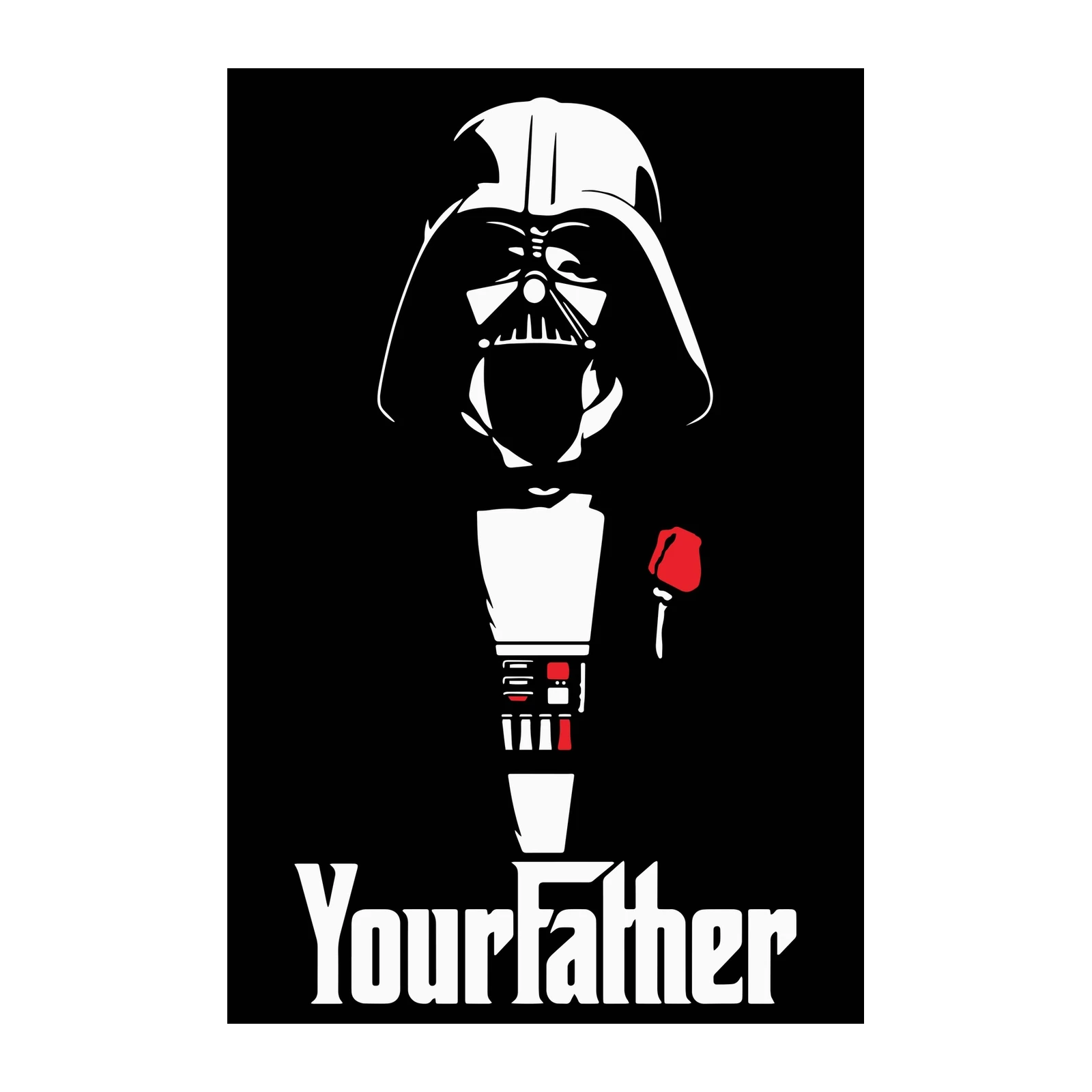 Darth Vader Godfather Style Wall Art