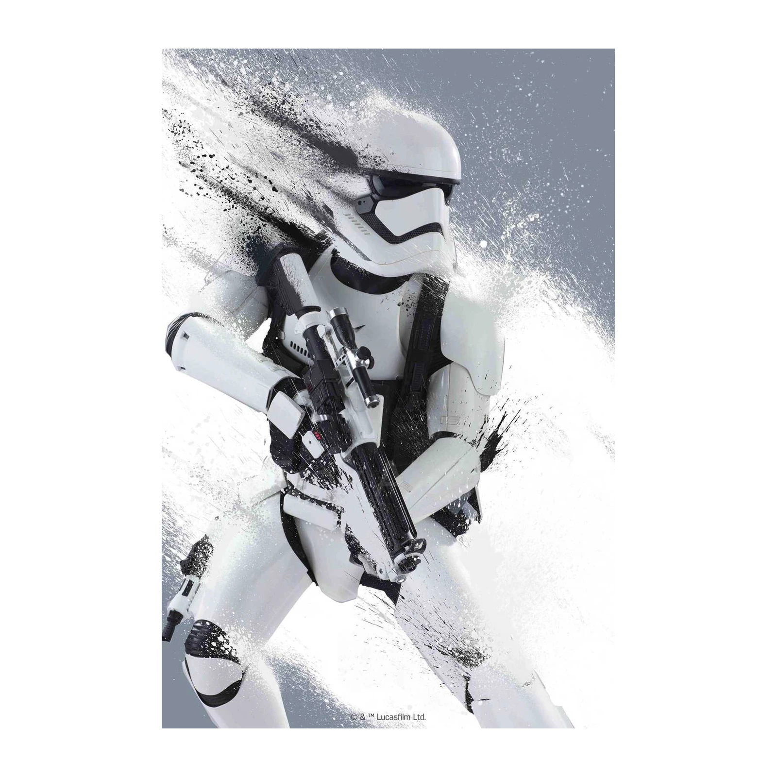 Epic Stormtrooper Splatter Art Wall Art