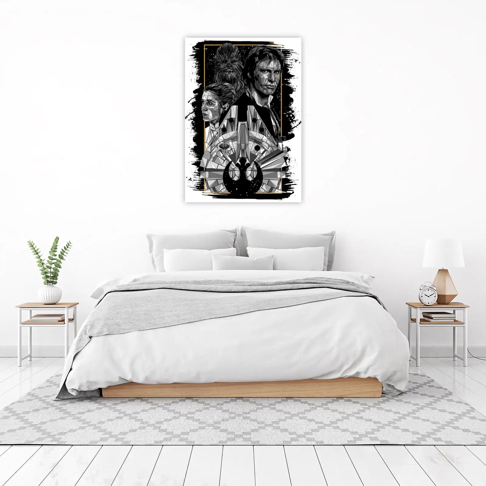 Star Wars Heroes Geometric Wall Art