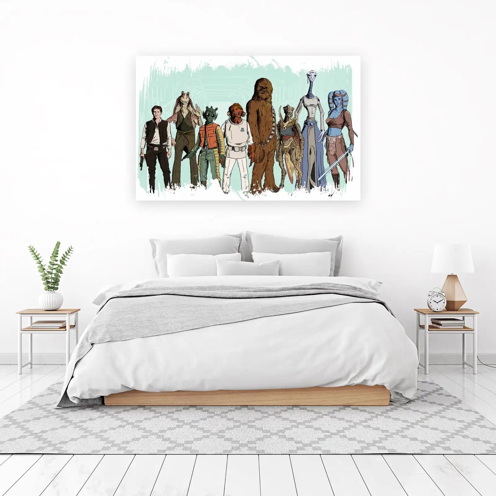 Galactic Legends Lineup Wall Art