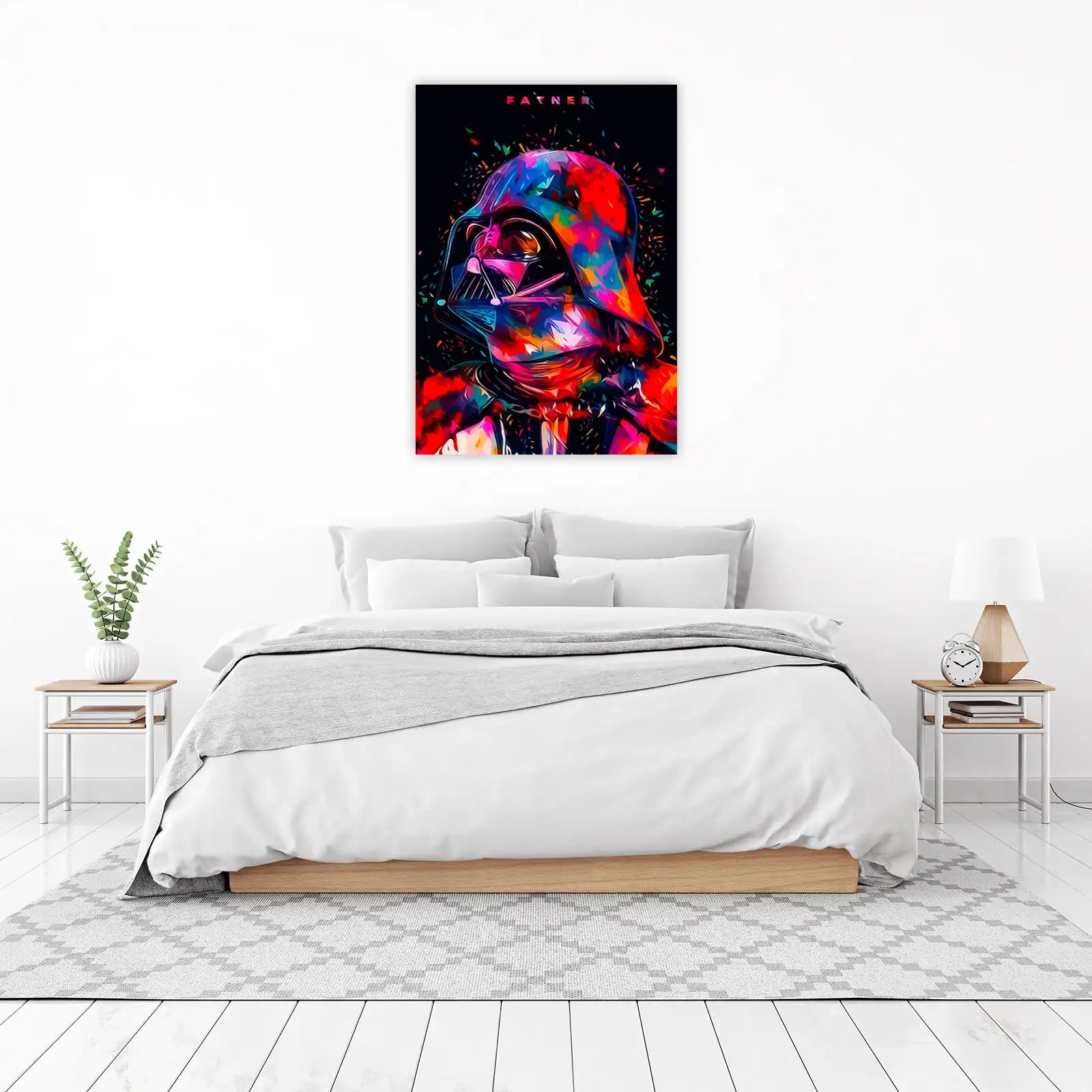Vibrant Darth Vader "Father" Wall Art