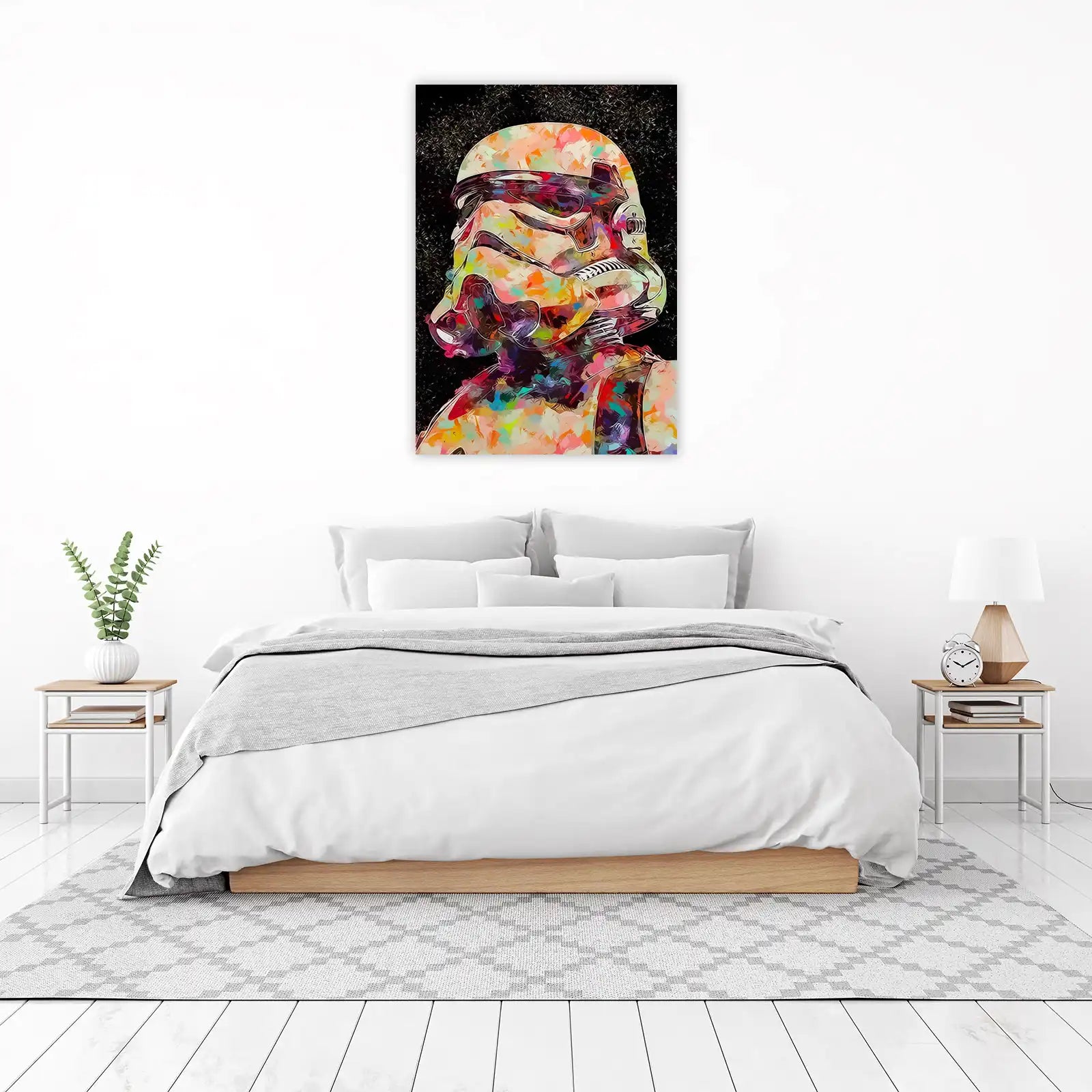 Vibrant Stormtrooper Pop Art Wall Art