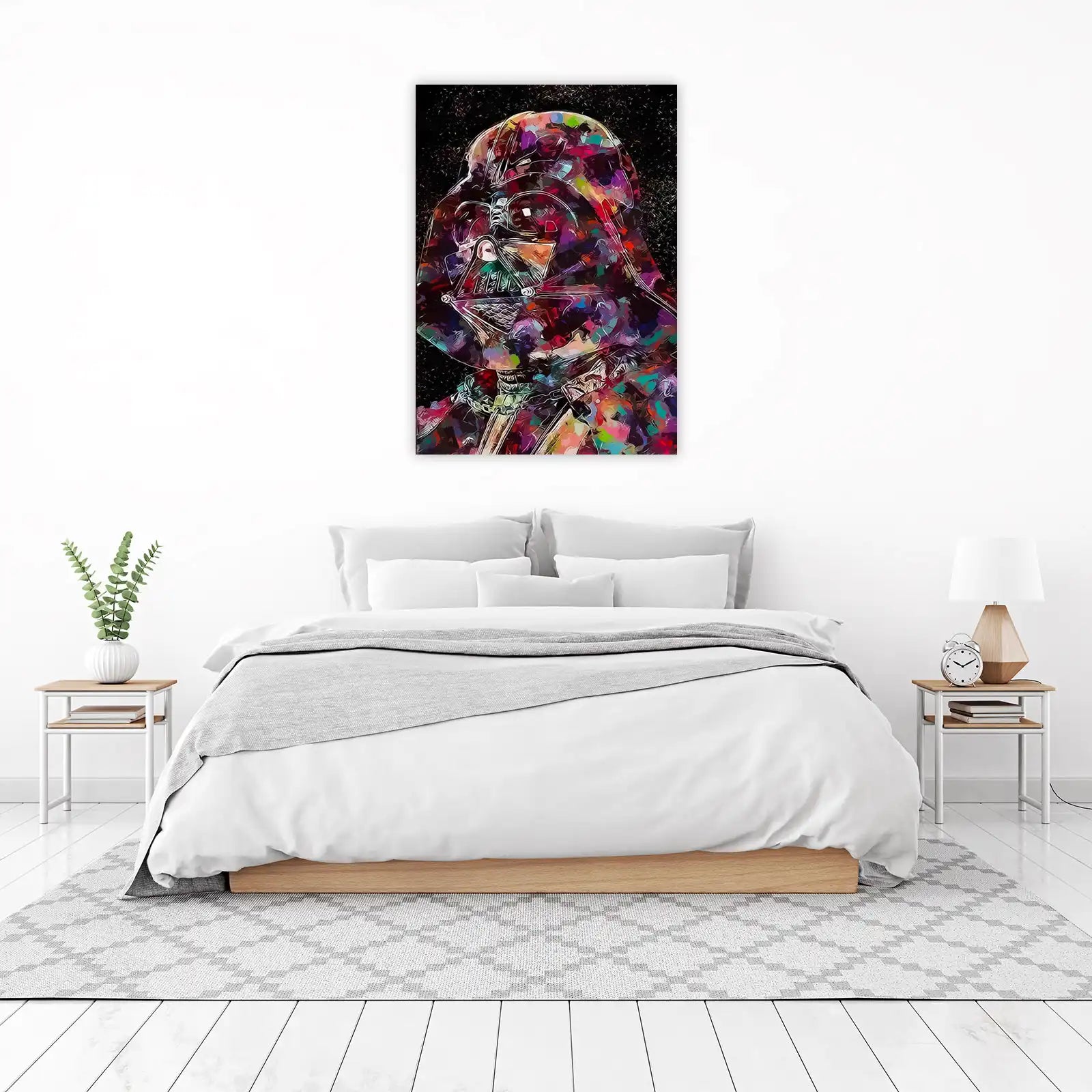 Vibrant Darth Vader Star Wars Wall Art