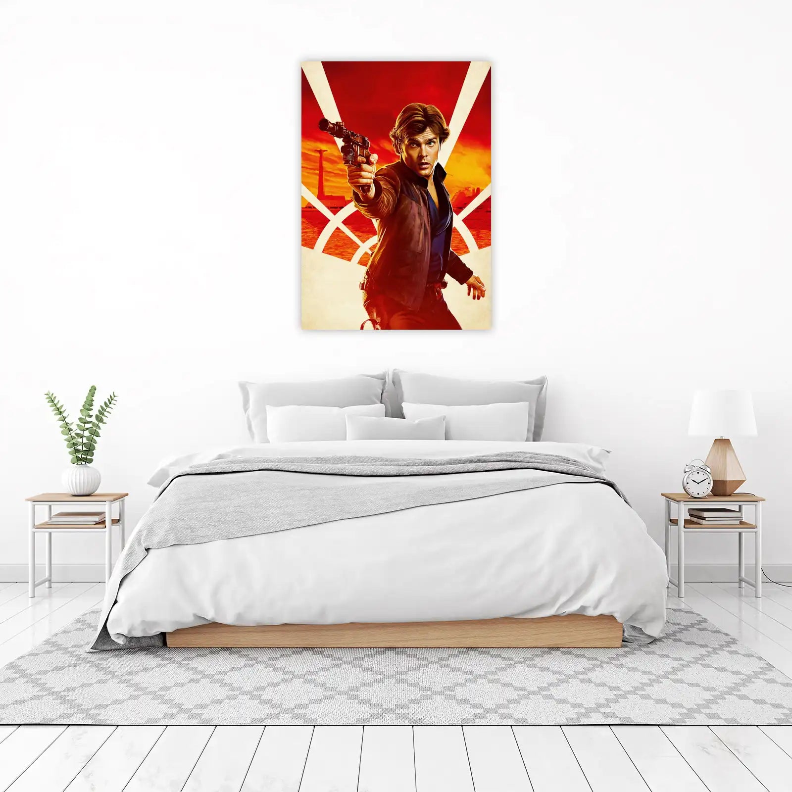 Han Solo Retro Movie Poster Wall Art