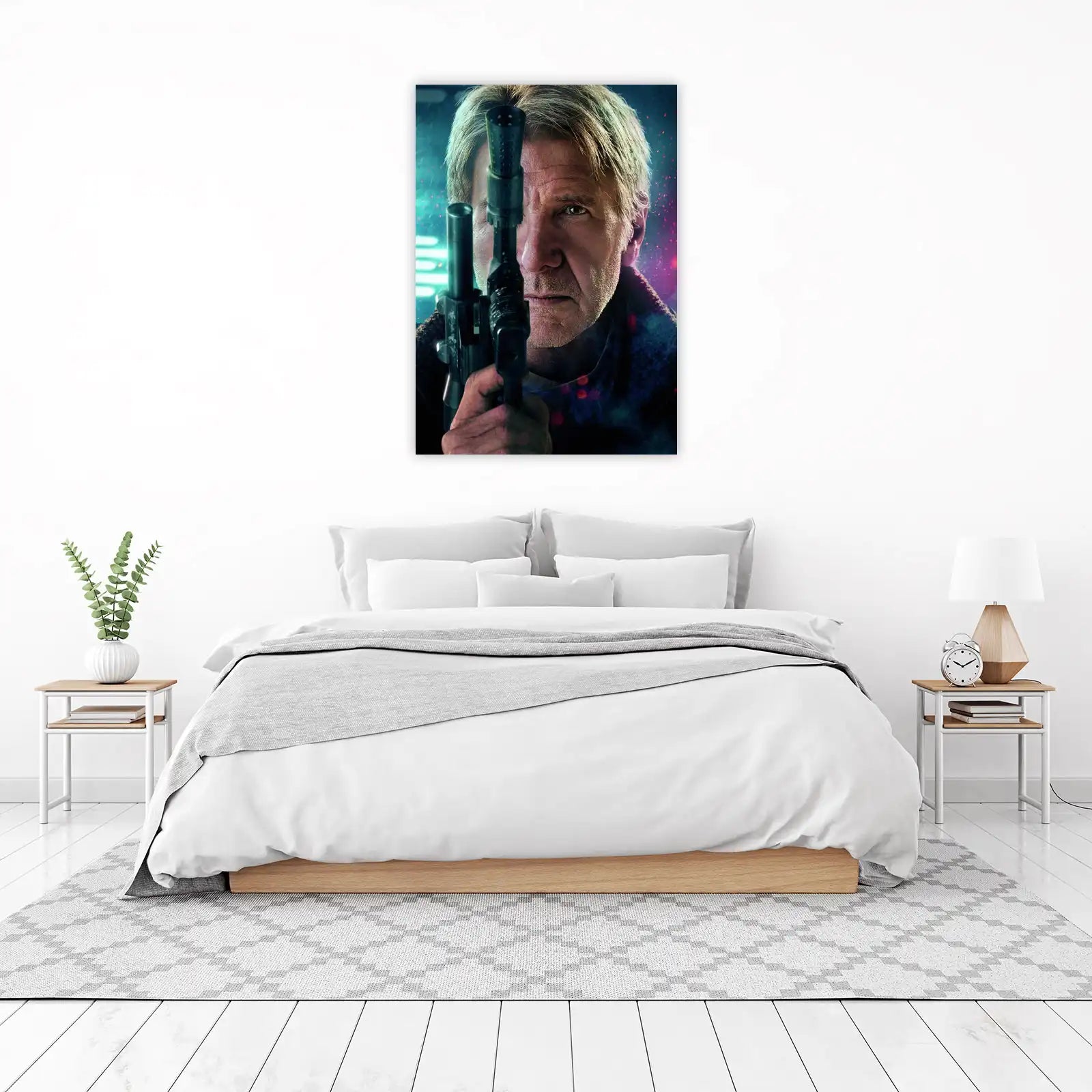 Iconic Han Solo Sci-Fi Poster Wall Art