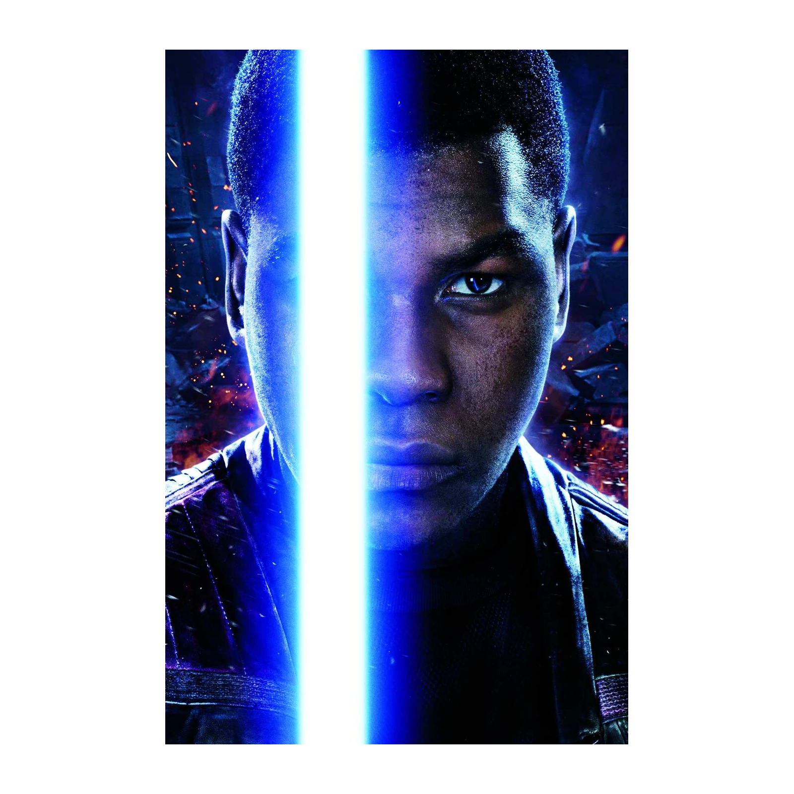 Epic Star Wars Finn Lightsaber Wall Art
