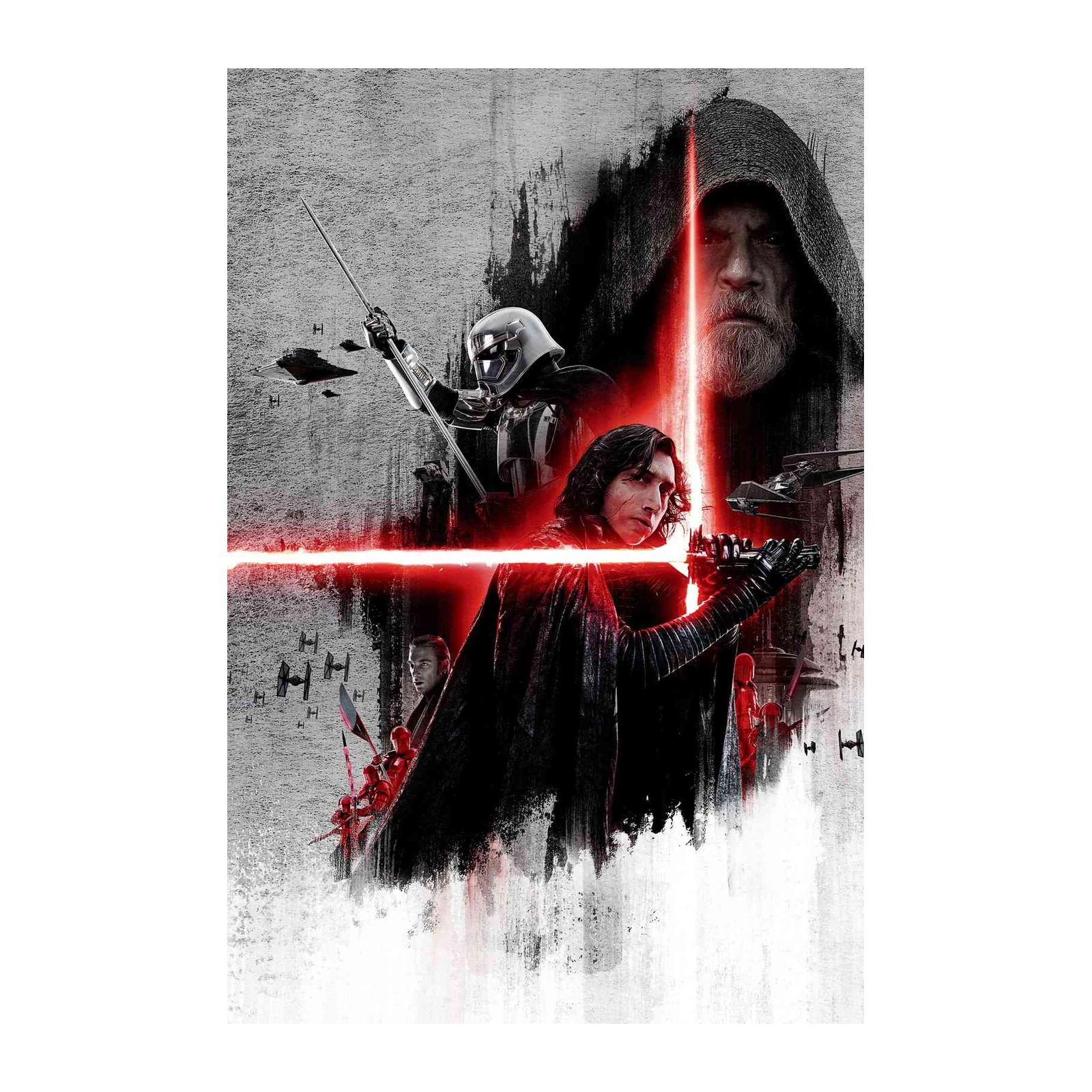 Epic Star Wars Galaxy Confrontation Wall Art