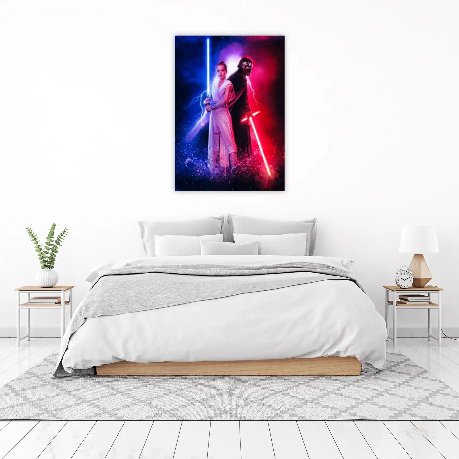 Rey vs. Kylo Ren Epic Duel Wall Art