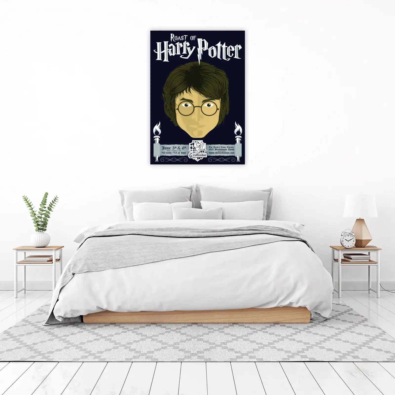 Harry Potter Minimalist Portrait Wall Art