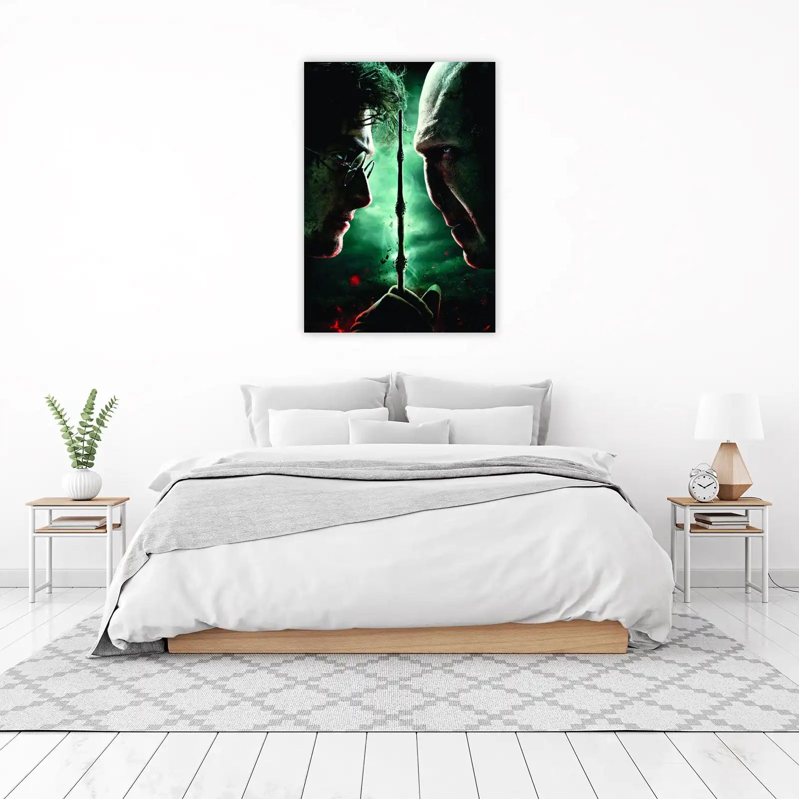 Epic Duel Harry vs Voldemort Wall Art