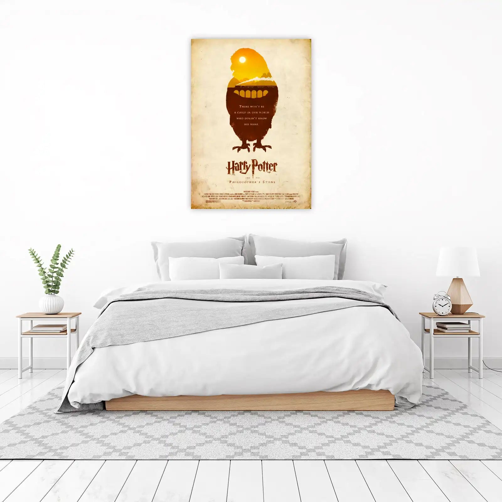 Magical Owl Harry Potter Minimalist Wall Art