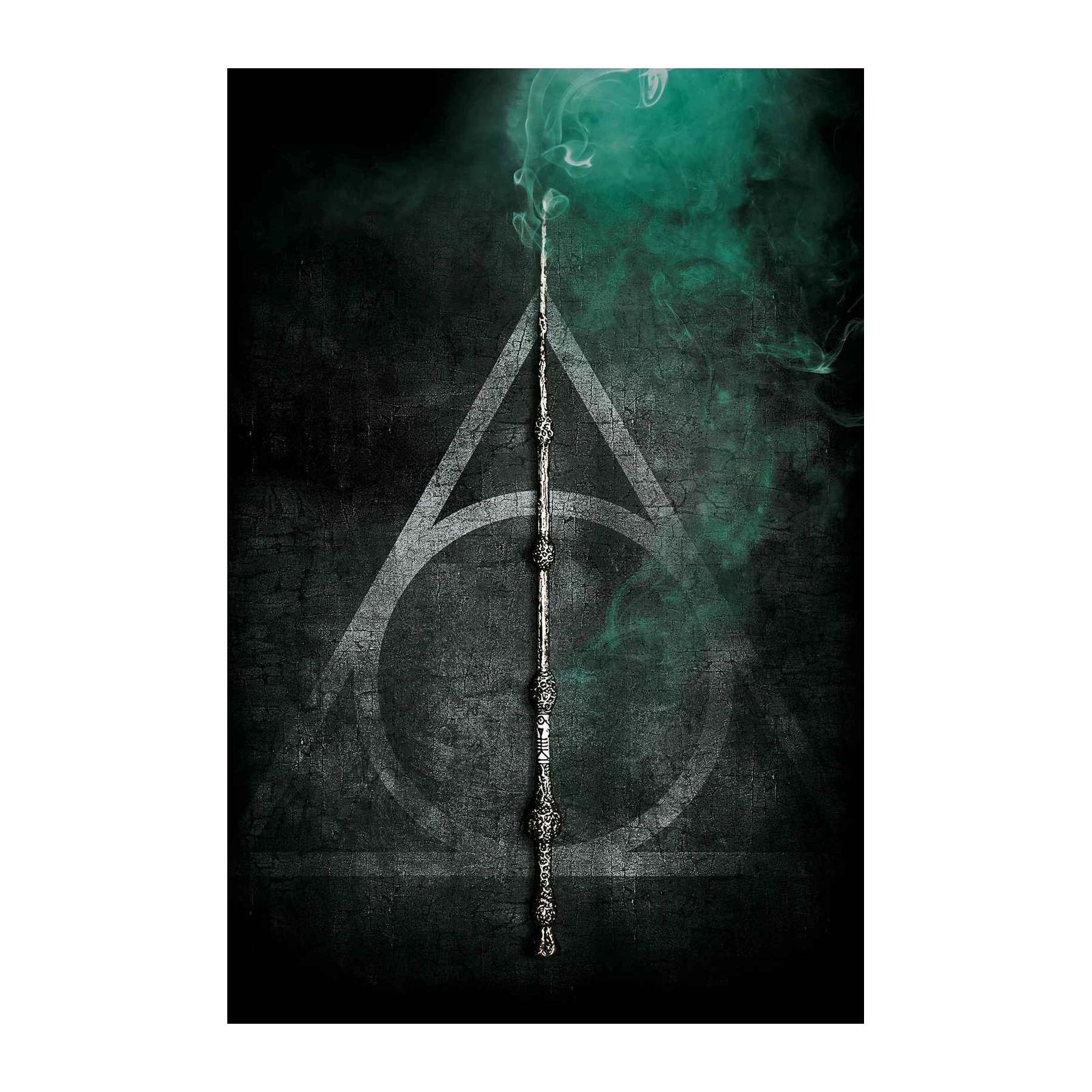 Wizarding World Wand & Deathly Hallows Wall Art