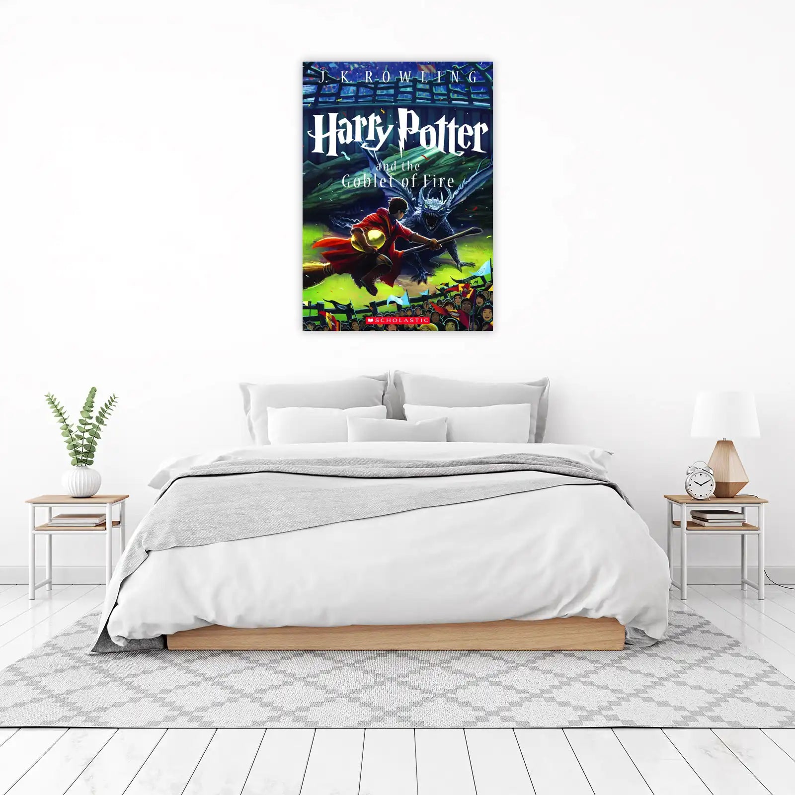 Harry Potter Goblet of Fire Dragon Chase Wall Art
