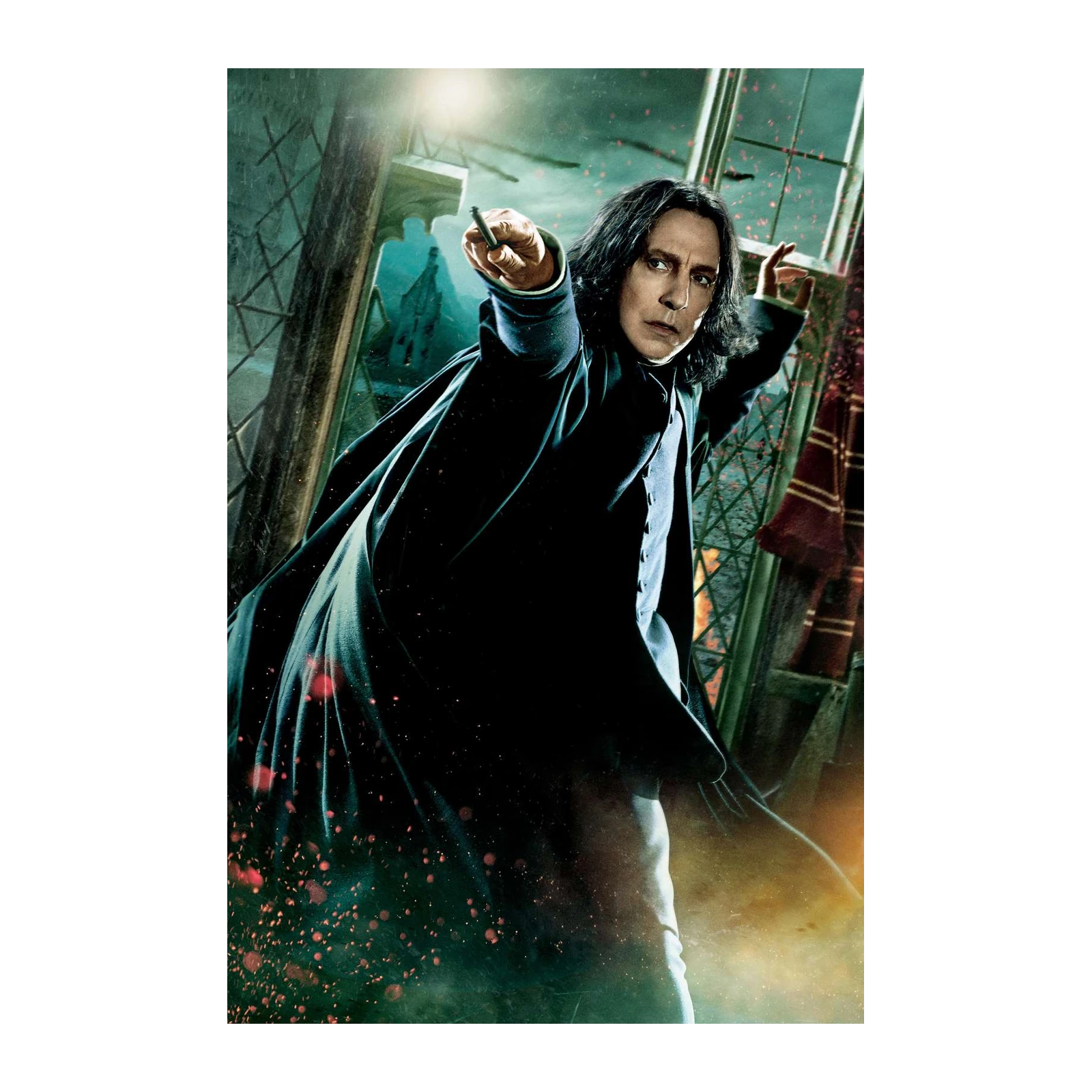 Dramatic Snape Magic Spell Wall Art