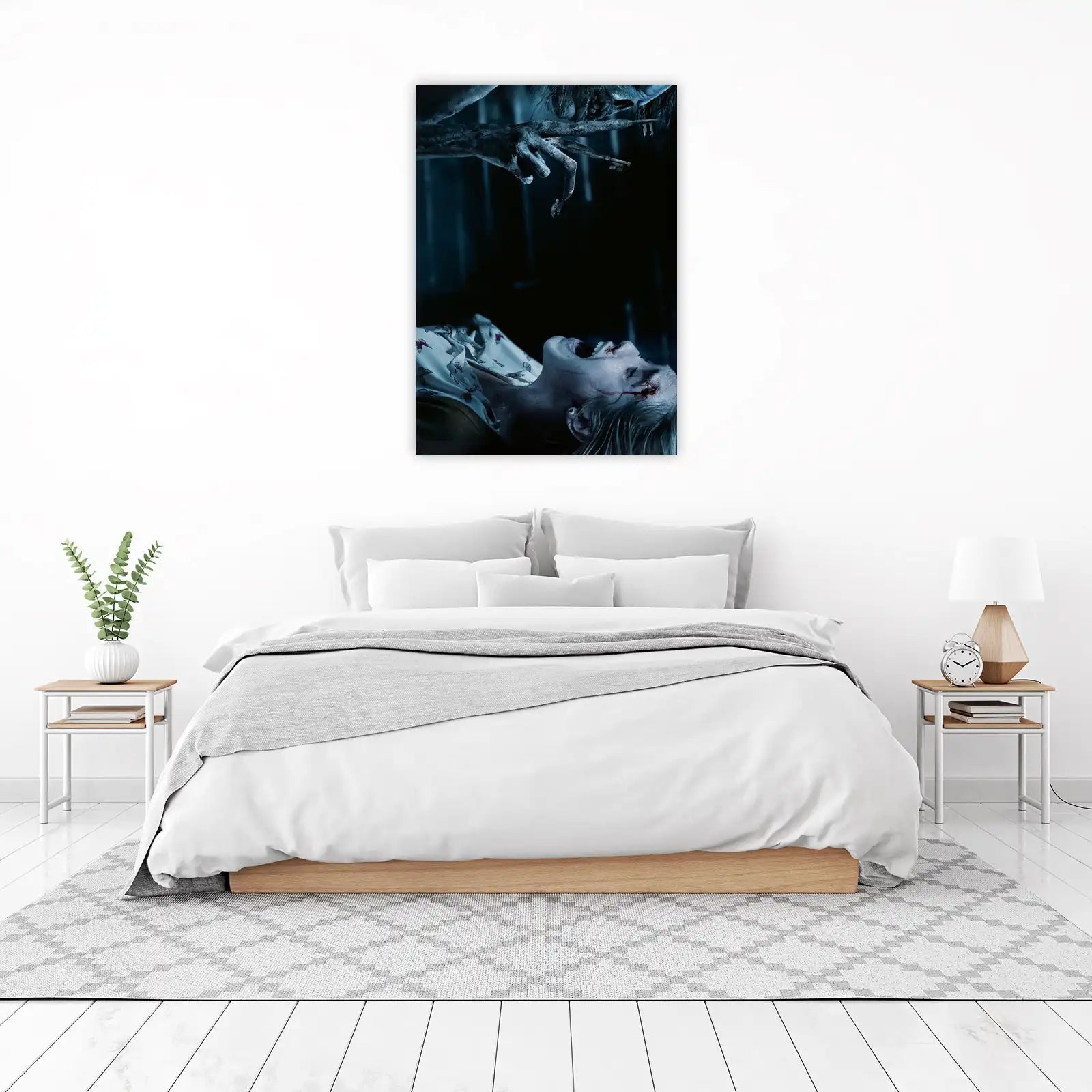 Horror Key Grasping Nightmare Wall Art