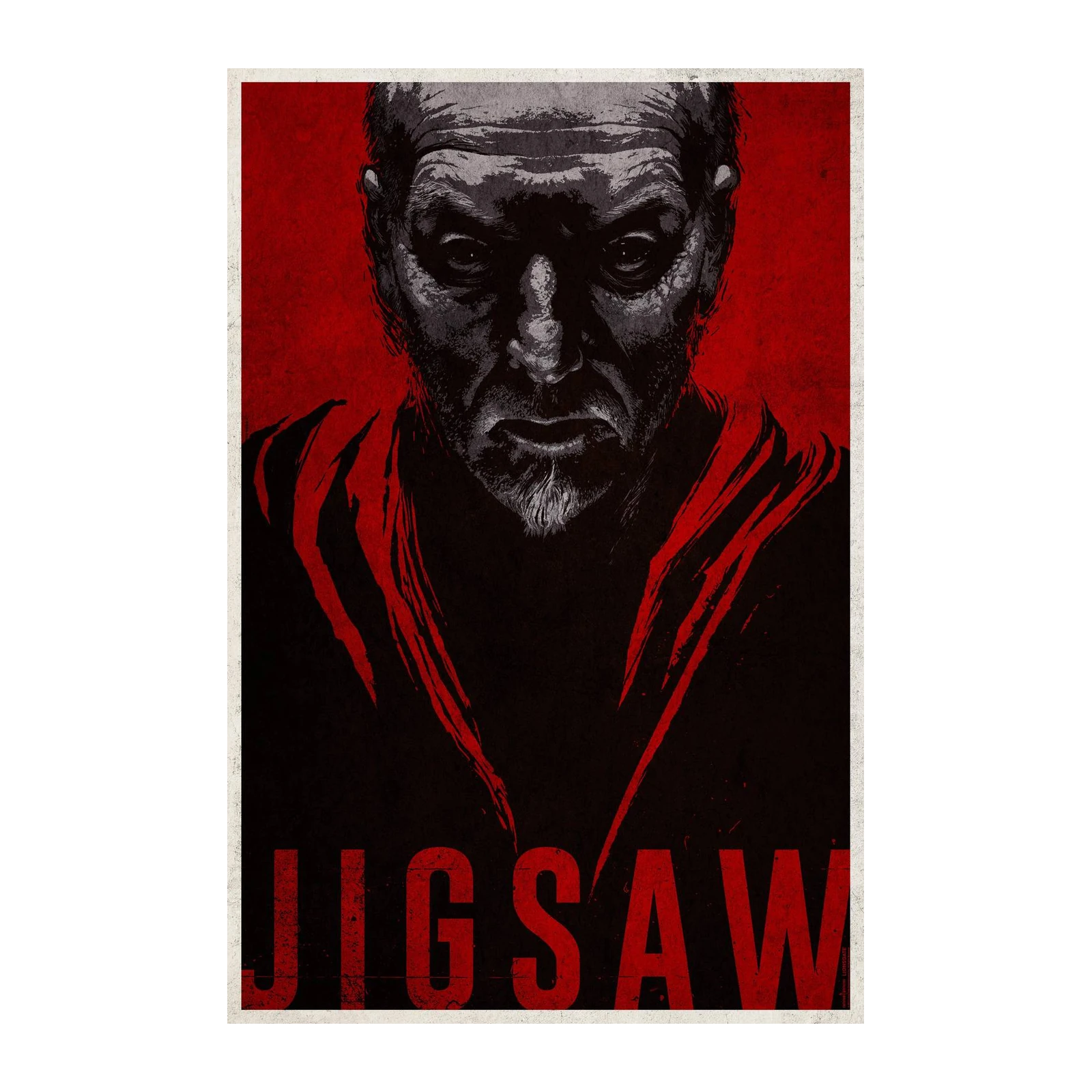 Jigsaw Horror Film Poster Wall Art