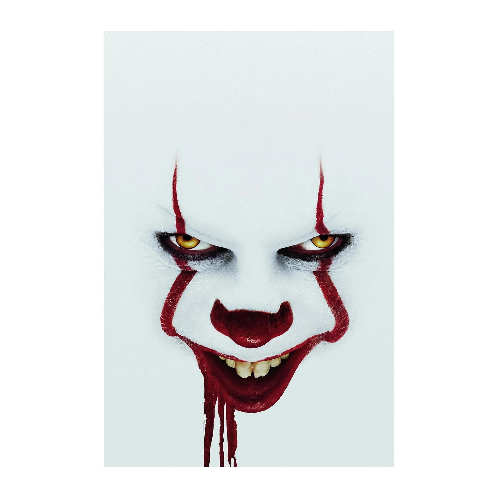 Horror Clown "Pennywise" Eyes & Grin Wall Art
