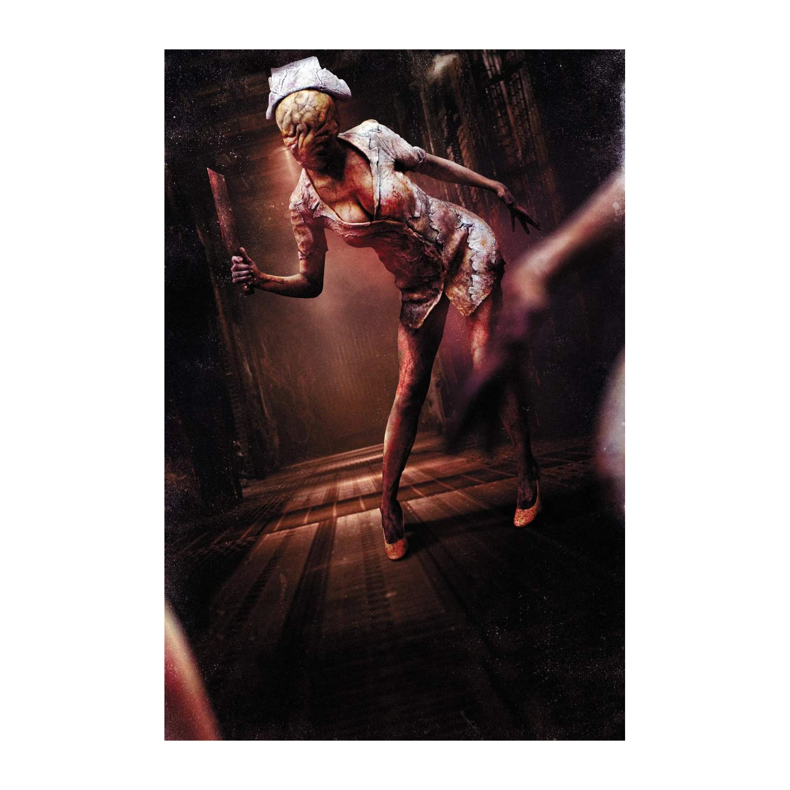 Horror Nurse with Blade Wall Art